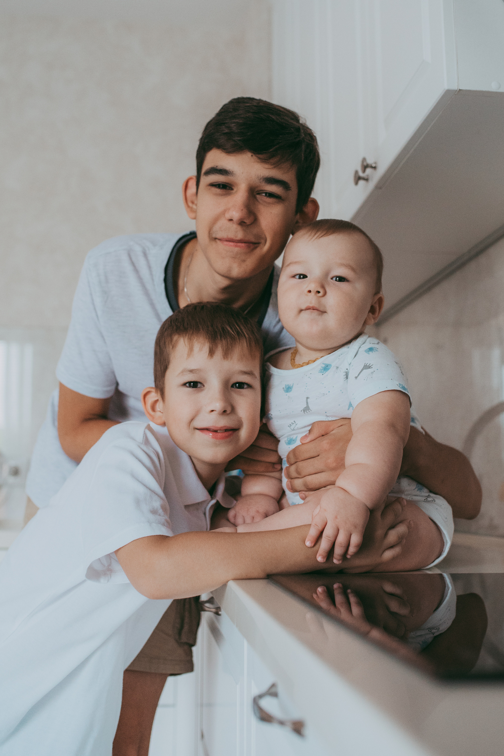 Лена, Рома и сыновья. Семейный и детский фотограф в Новосибирске и Краснообске — Анна Ким