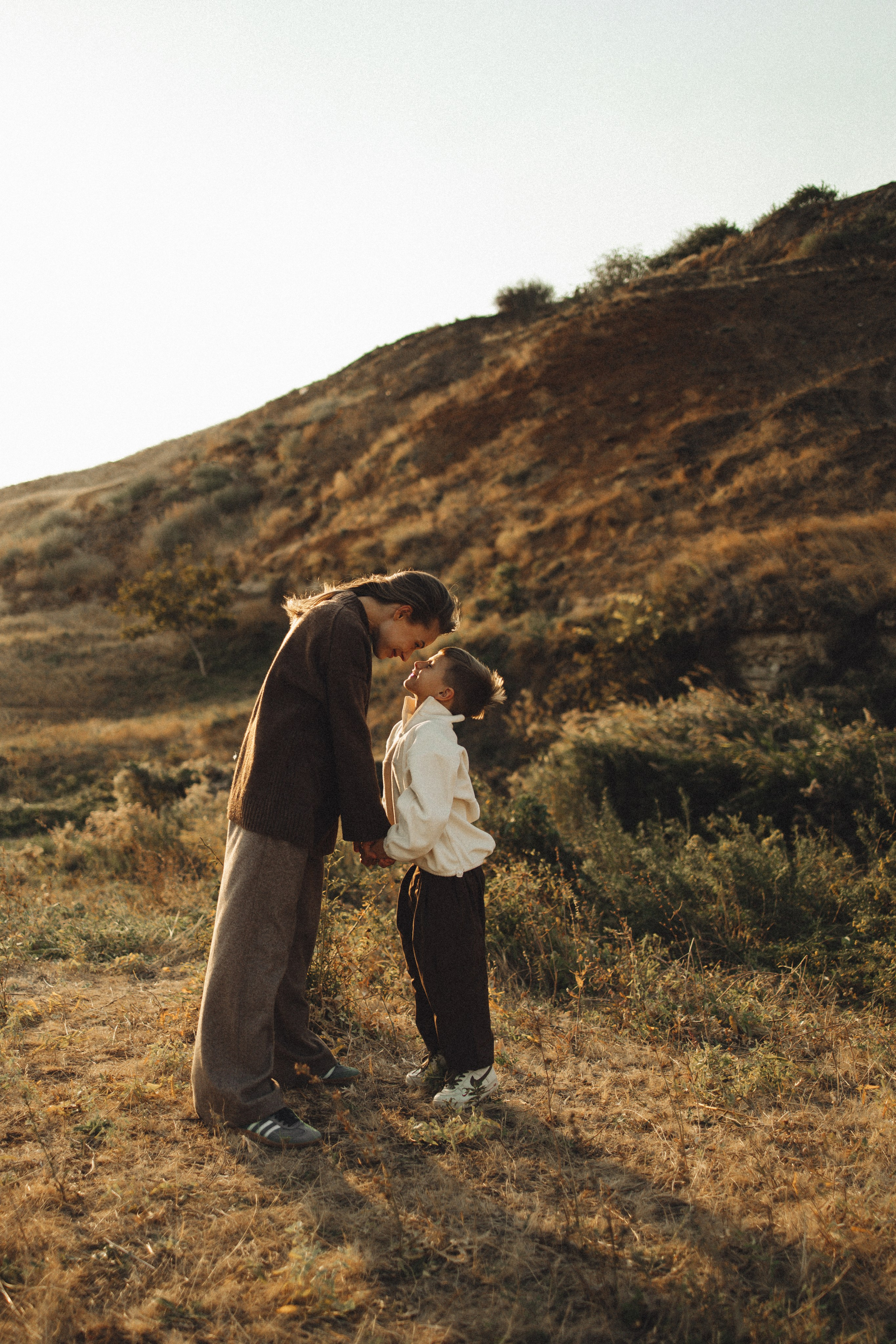 Семейная история, закат в Мержаново. Семейный и детский фотограф, таганрог, ростов-на-дону