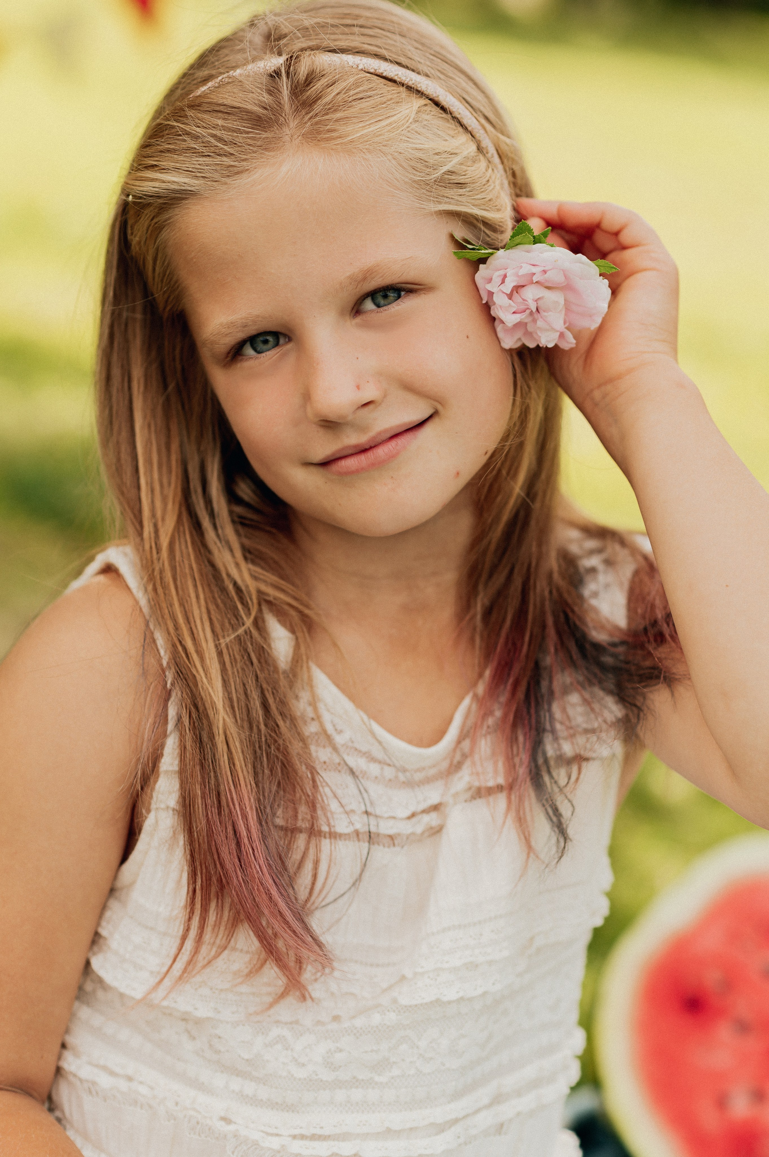 ЛЕТО. ПАРК. АРБУЗ. Профессиональный репортажный, коммерческий фотограф в Санкт-Петербурге