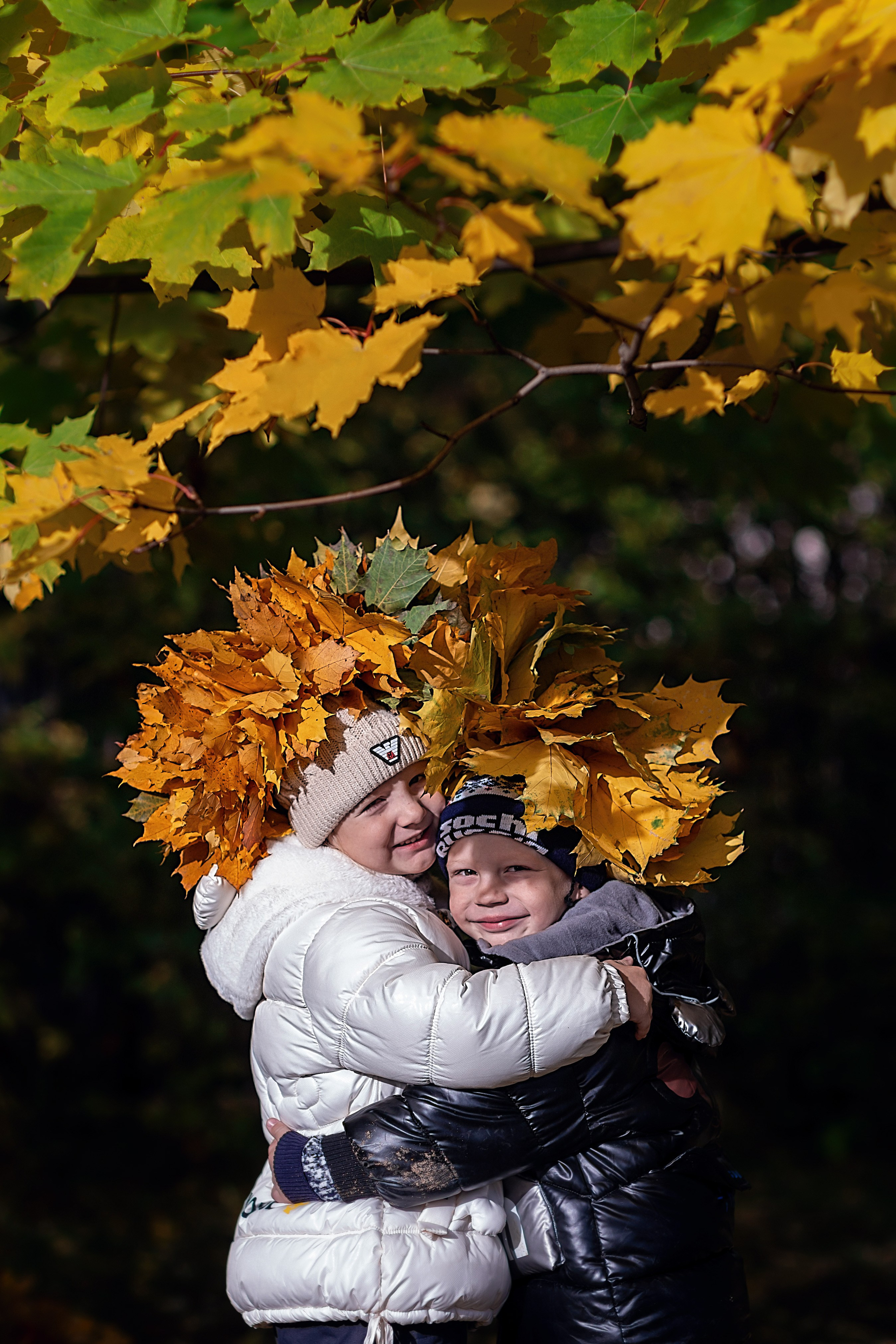 Осенняя прогулка_2024 + печать. Семейный фотограф в Санкт-Петербурге