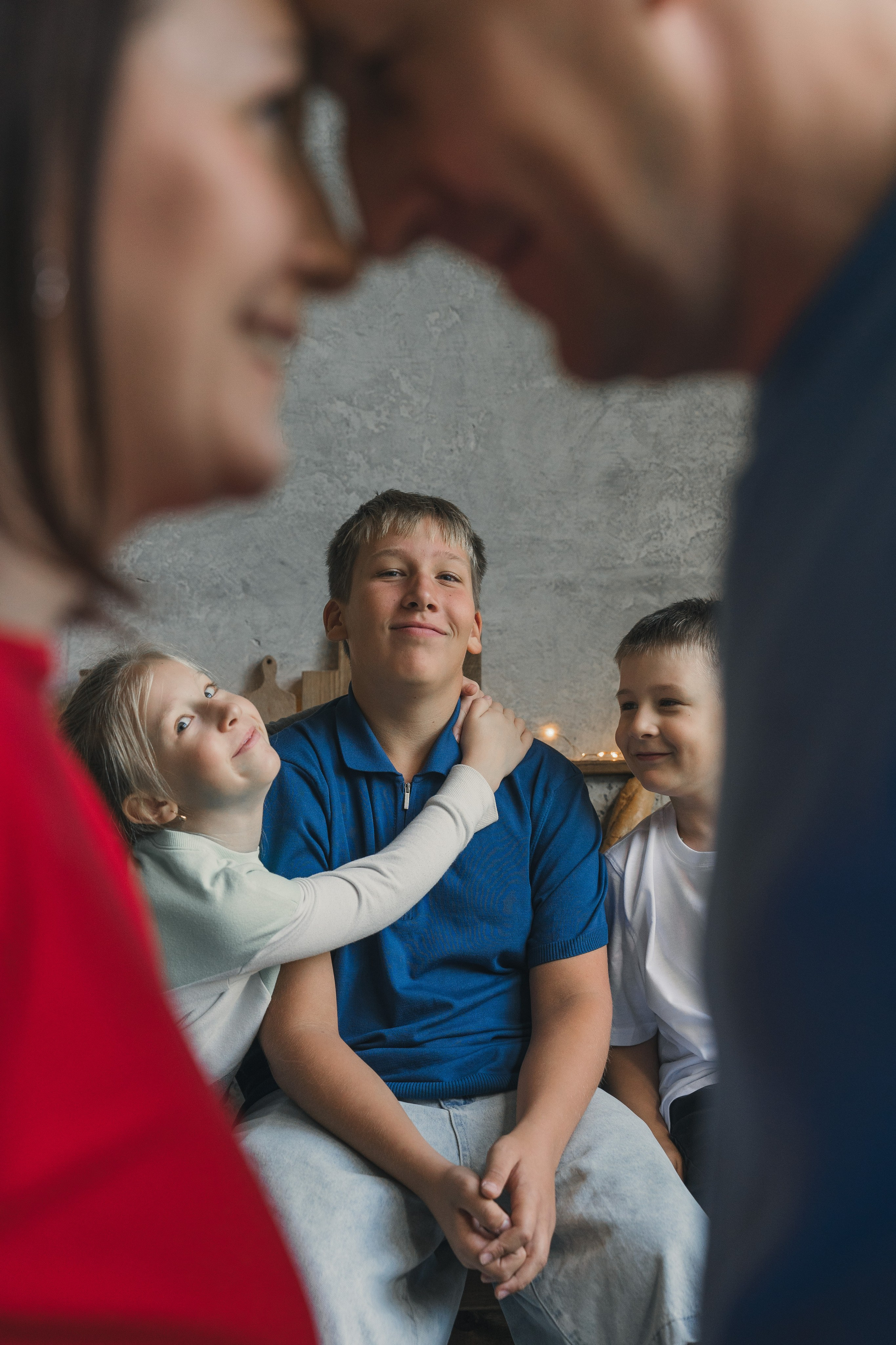 Семейная фотосессия. Студия Чувство, зал Кухня. Семейный фотограф Екатеринбург Татьяна Девятых
