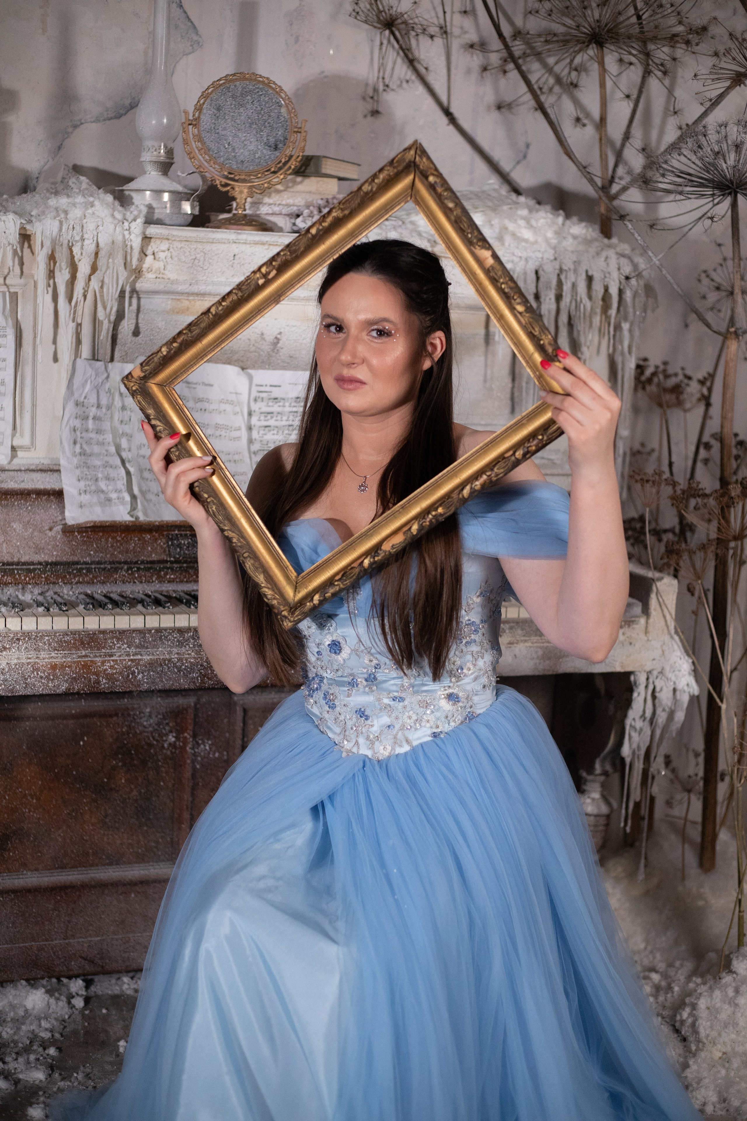 Даша. Зимняя художественная фотосессия. Фотограф Киржач/Москва_Екатерина Мартынова