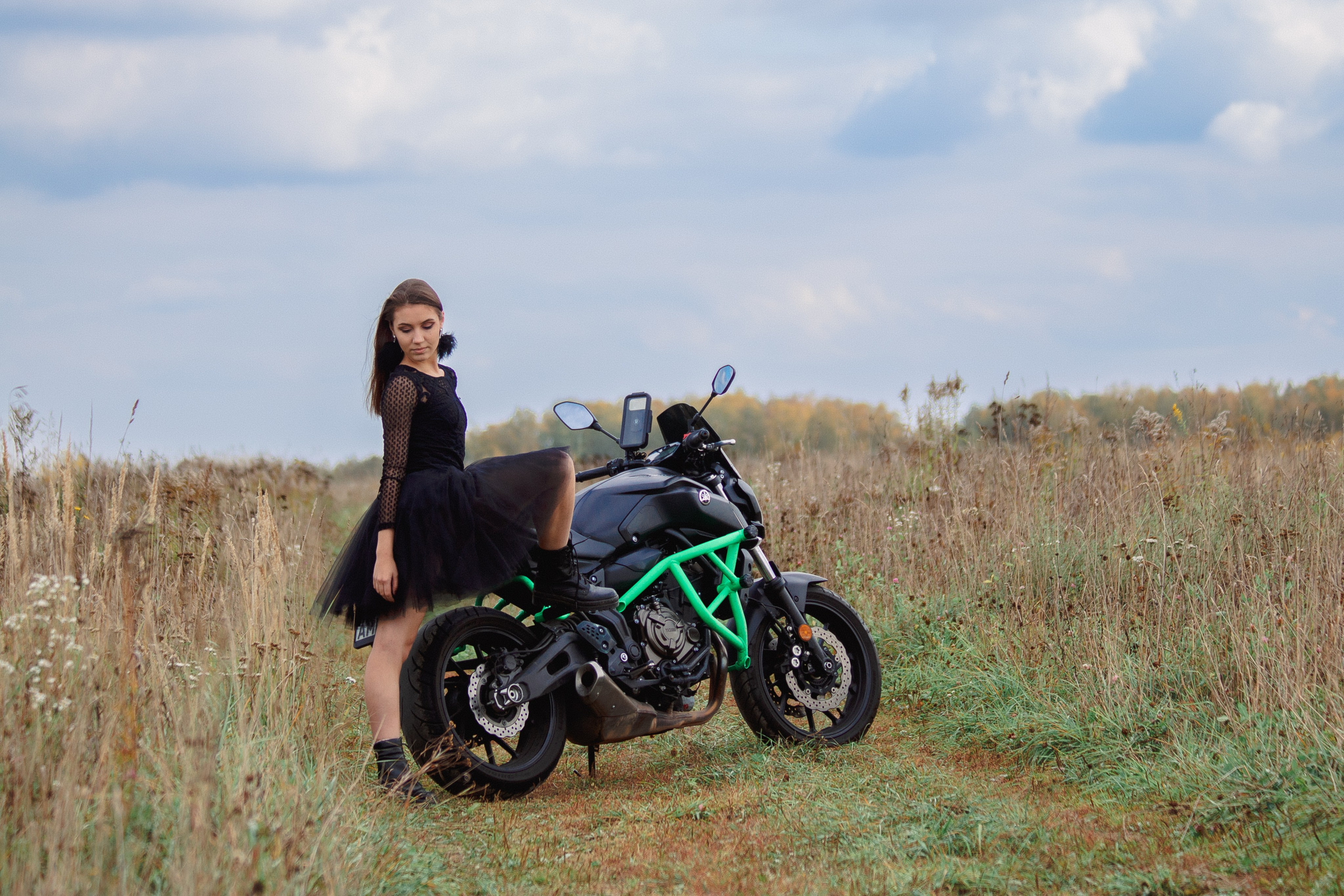 Балерина и байкер в одном лице. Балетный фотограф в Москве Галина Молчанова