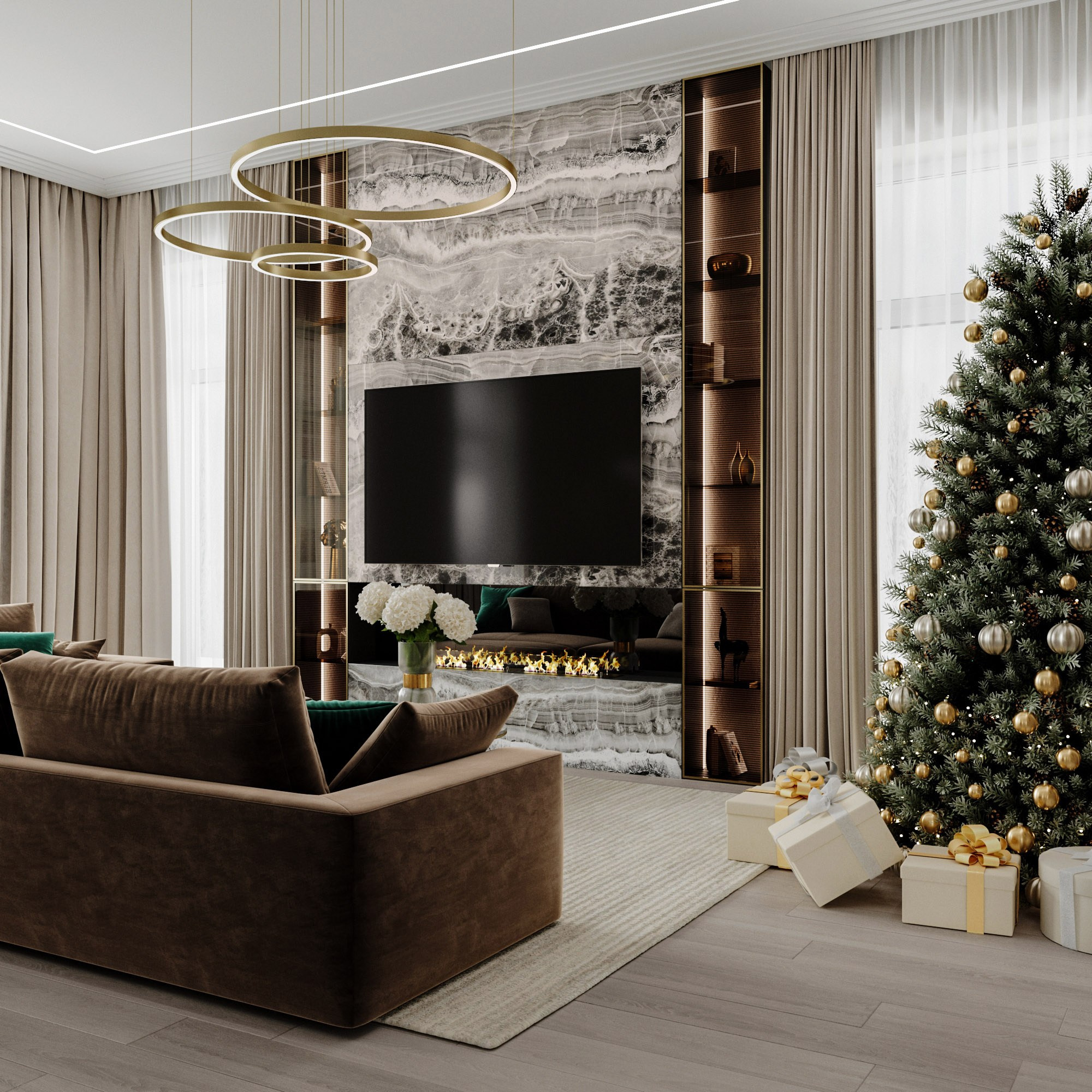 House 240 sq m. Профессиональный дизайнер интерьера