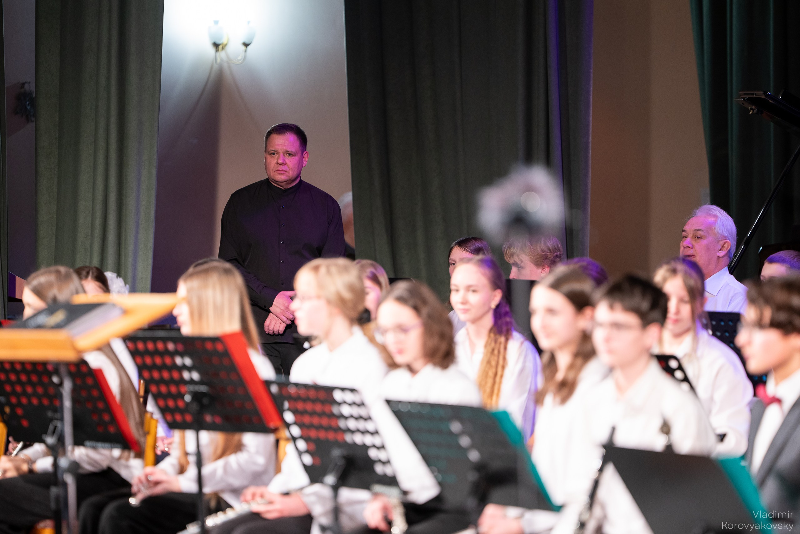 Новогодний концерт Духового оркестра ЦГИ. Фотограф Владимир Коровяковский