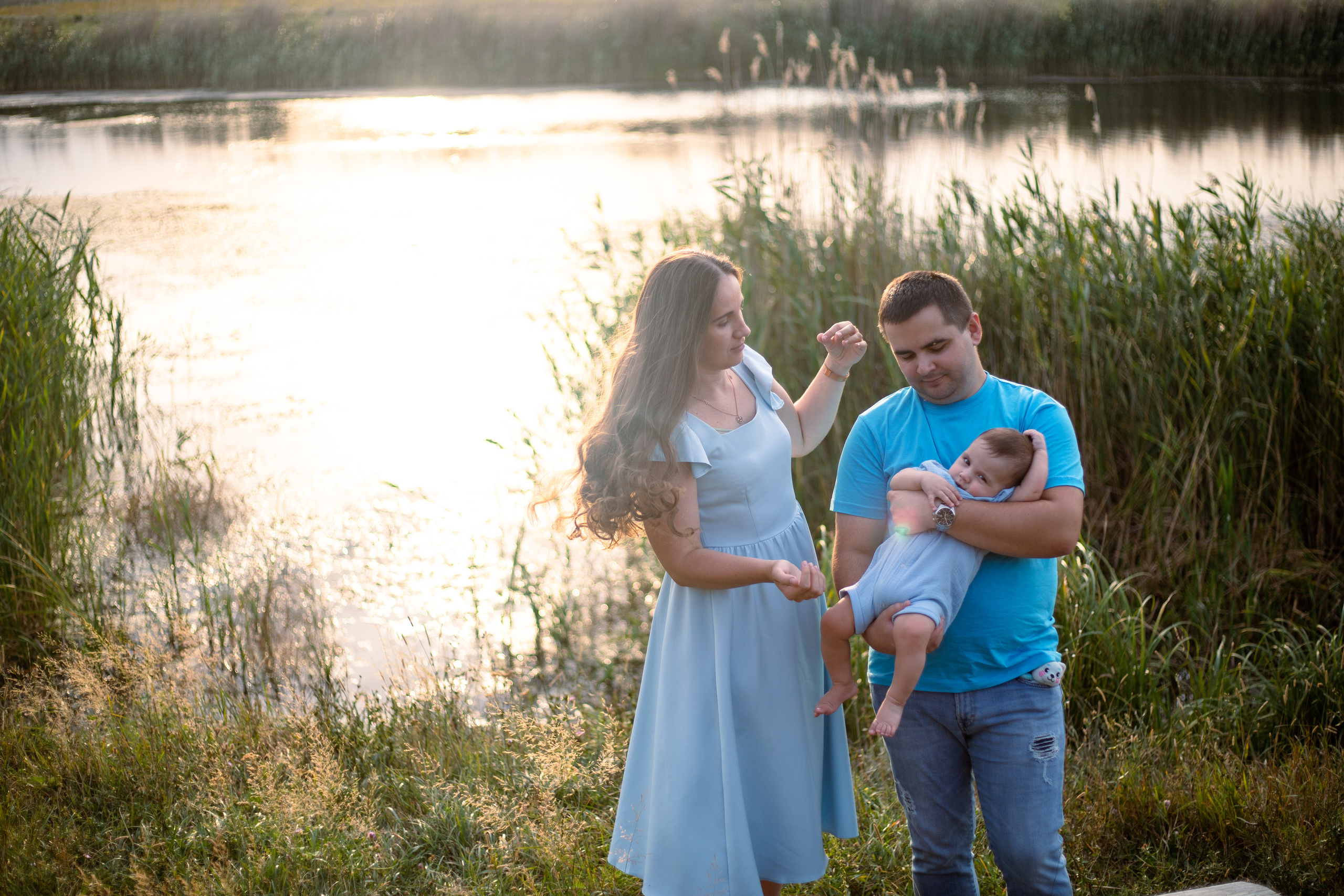 Андрей + Юля + Илья. Свадебный и семейный фотограф в Михайловке Полина Крипс