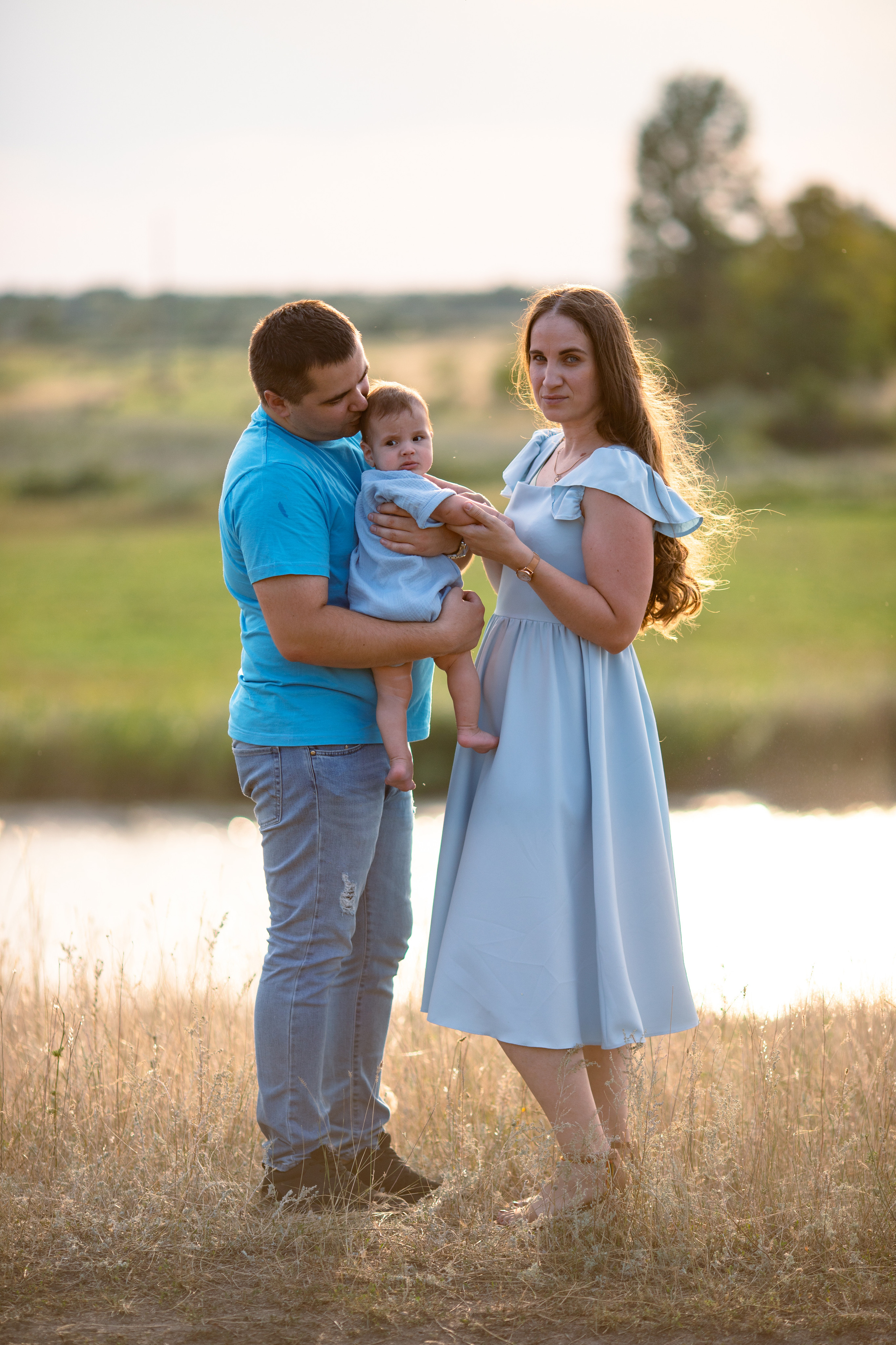 Андрей + Юля + Илья. Свадебный и семейный фотограф в Михайловке Полина Крипс