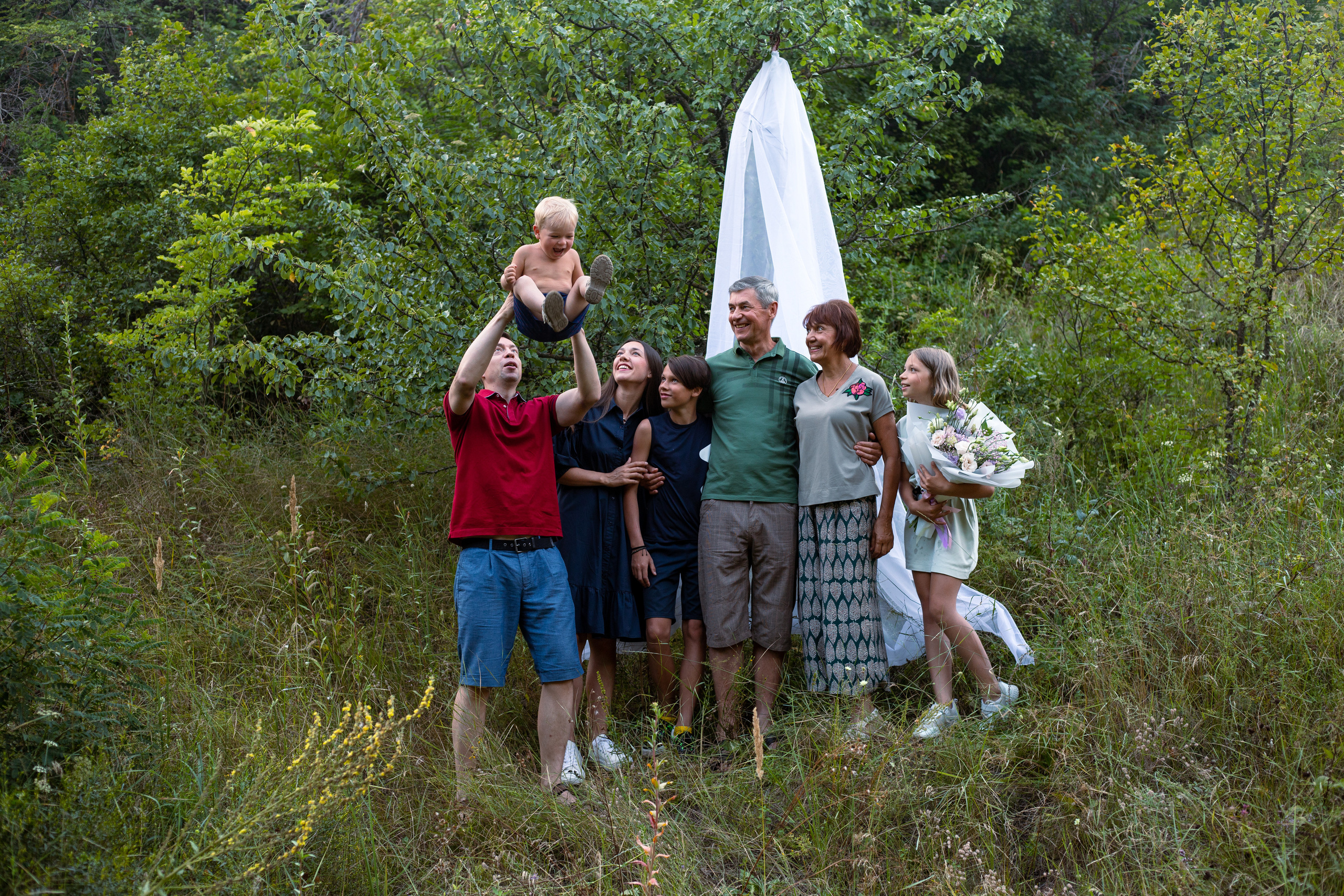 Виктор + Валентина + Мария+ Дмитрий+ Виктор + Амалия + Яша. Свадебный и семейный фотограф в Михайловке Полина Крипс