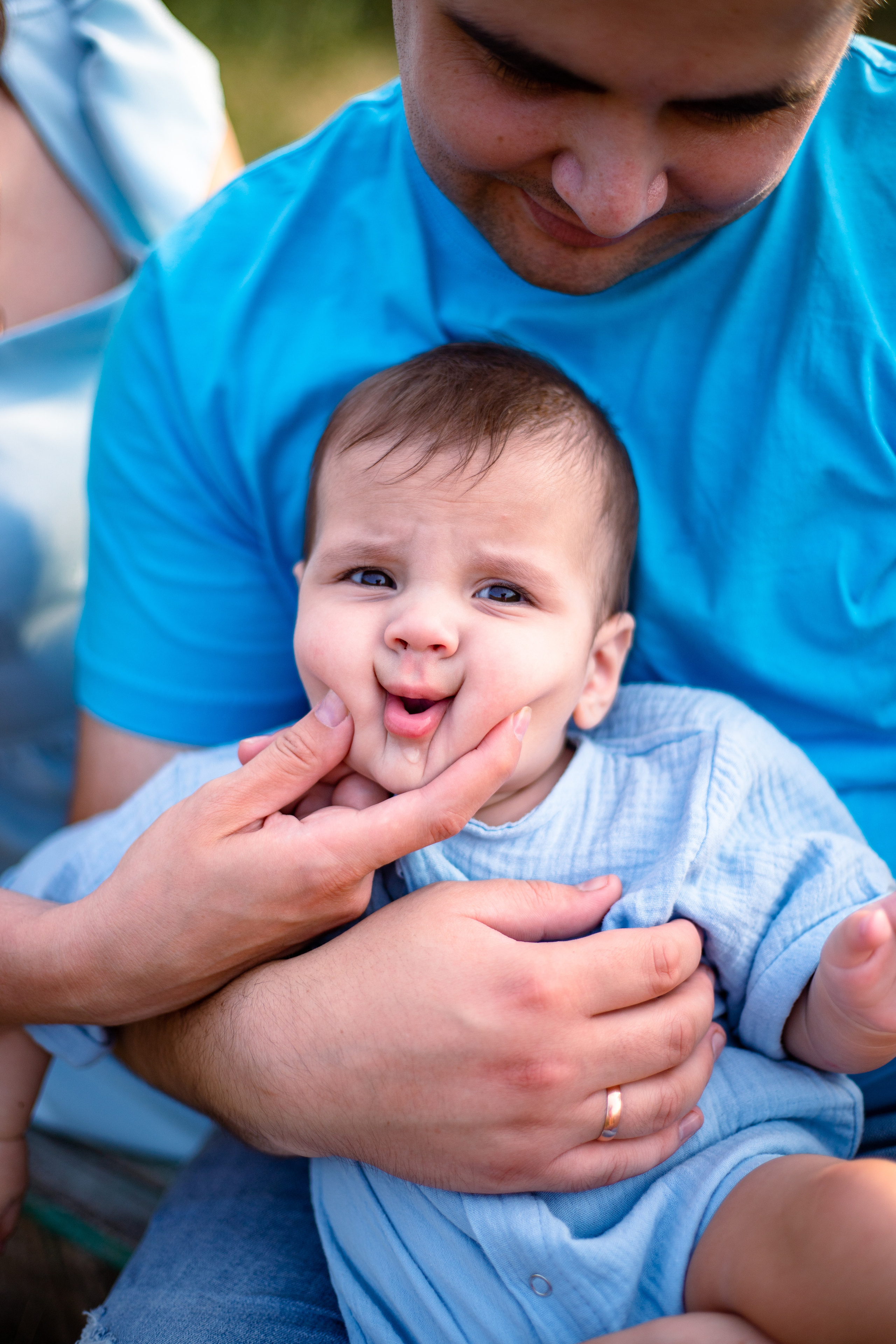 Андрей + Юля + Илья. Свадебный и семейный фотограф в Михайловке Полина Крипс