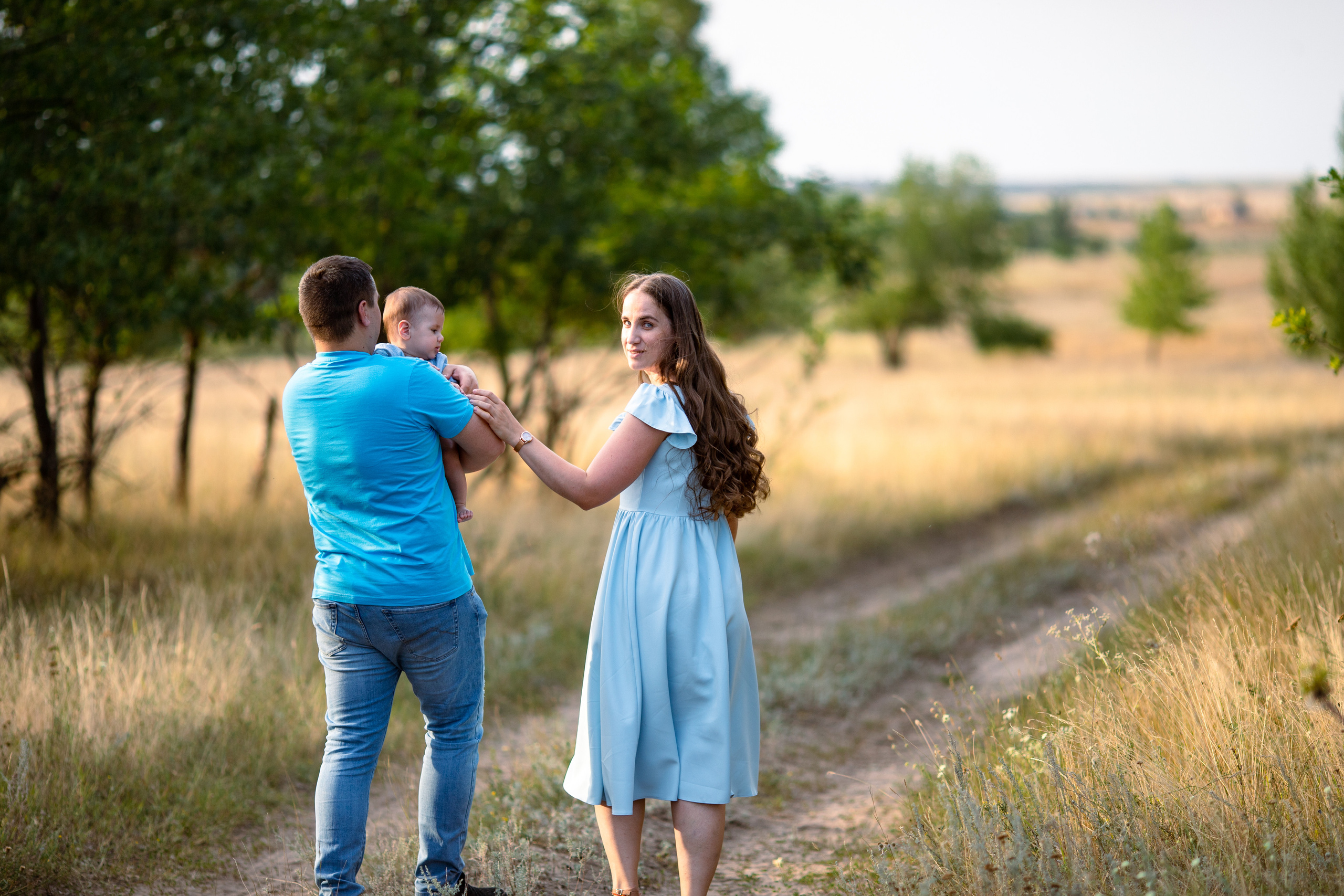 Андрей + Юля + Илья. Свадебный и семейный фотограф в Михайловке Полина Крипс
