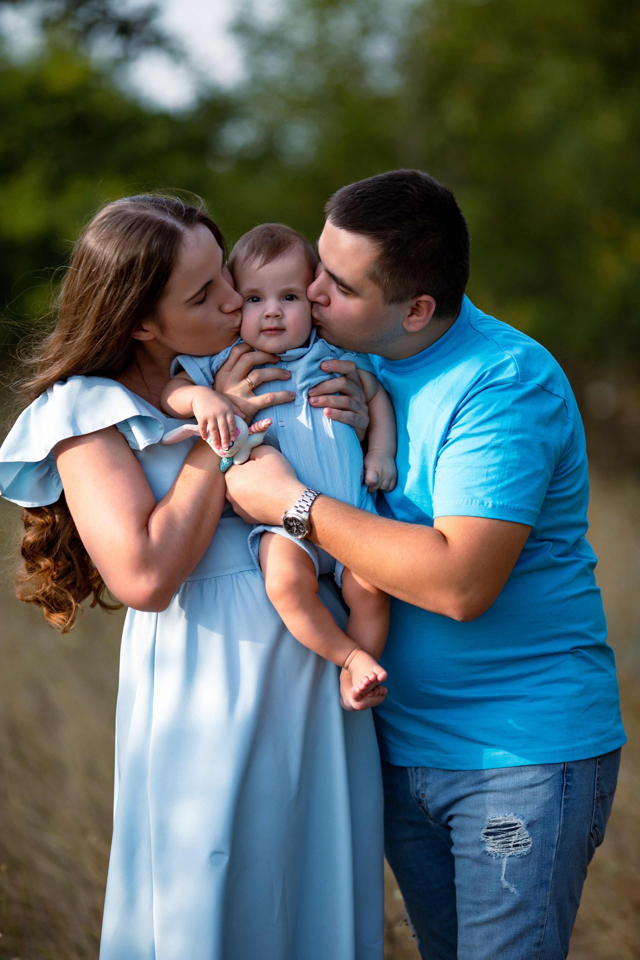 Андрей + Юля + Илья. Свадебный и семейный фотограф в Михайловке Полина Крипс