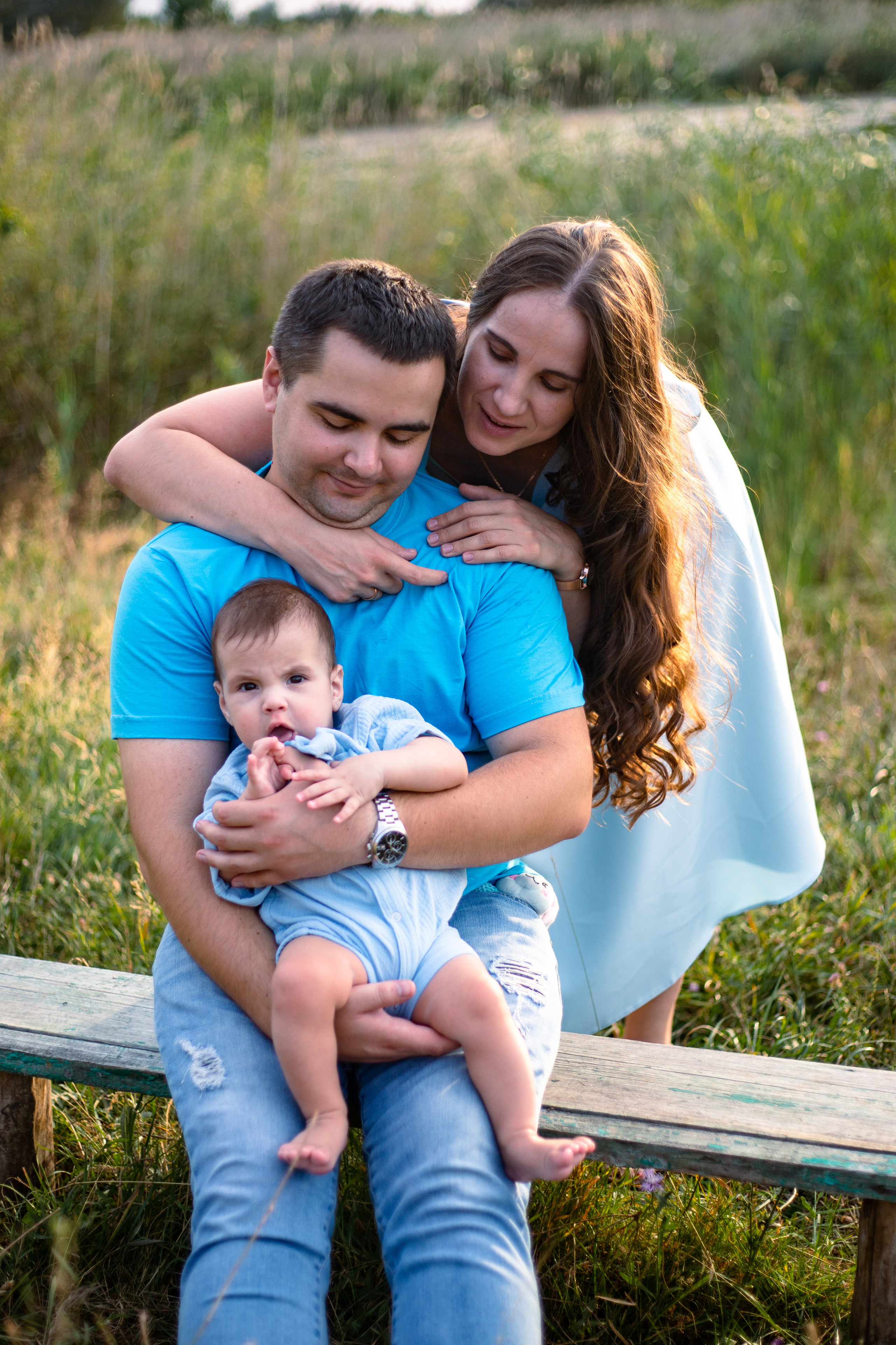 Андрей + Юля + Илья. Свадебный и семейный фотограф в Михайловке Полина Крипс