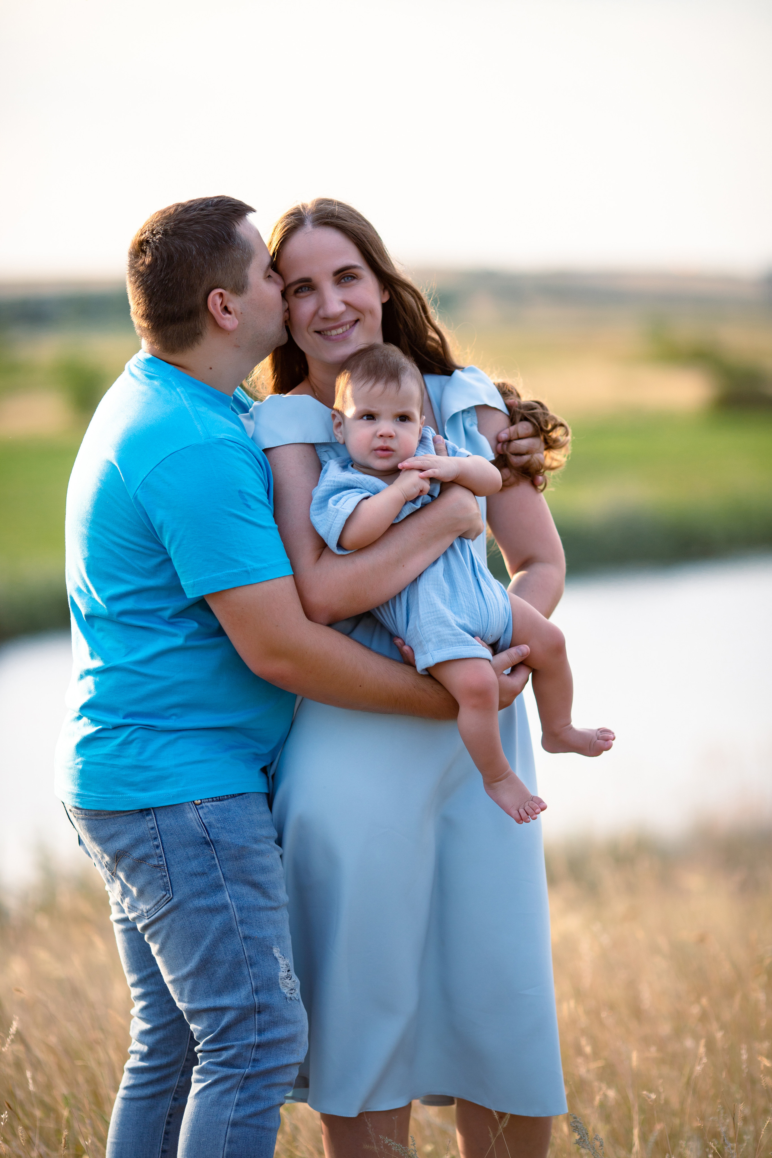 Андрей + Юля + Илья. Свадебный и семейный фотограф в Михайловке Полина Крипс