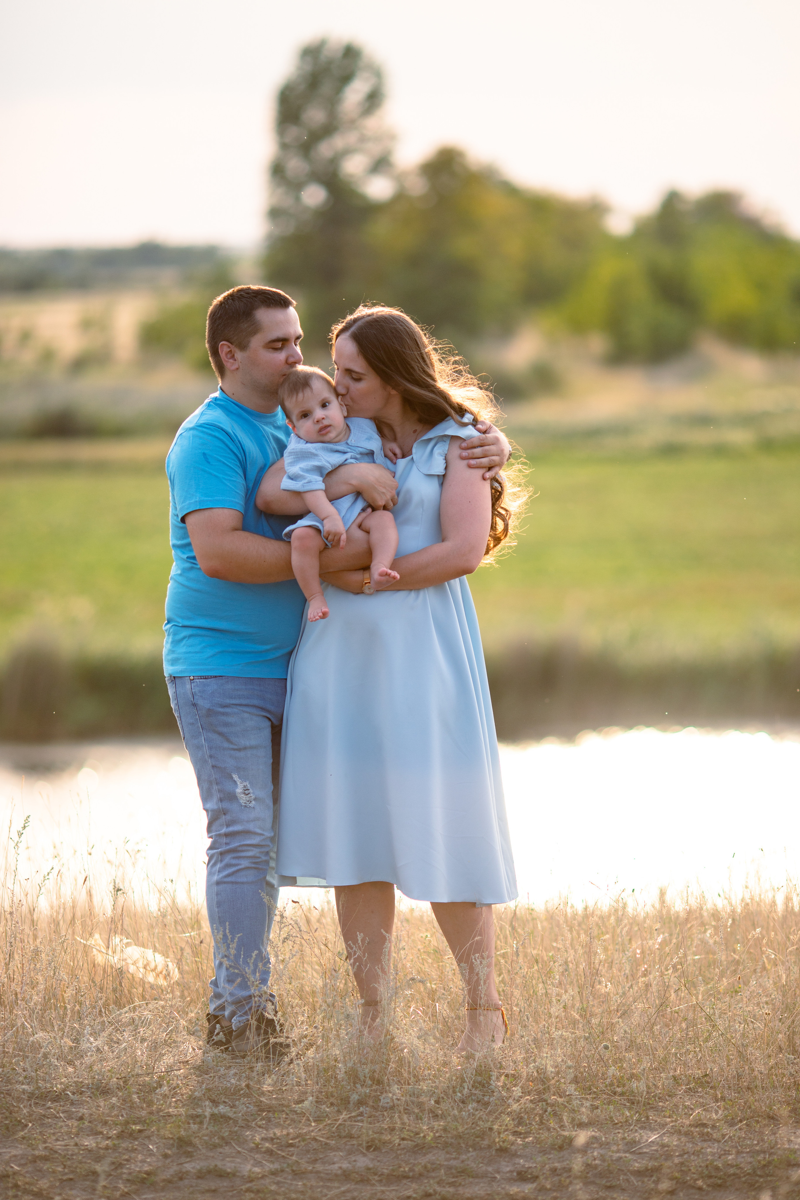 Андрей + Юля + Илья. Свадебный и семейный фотограф в Михайловке Полина Крипс