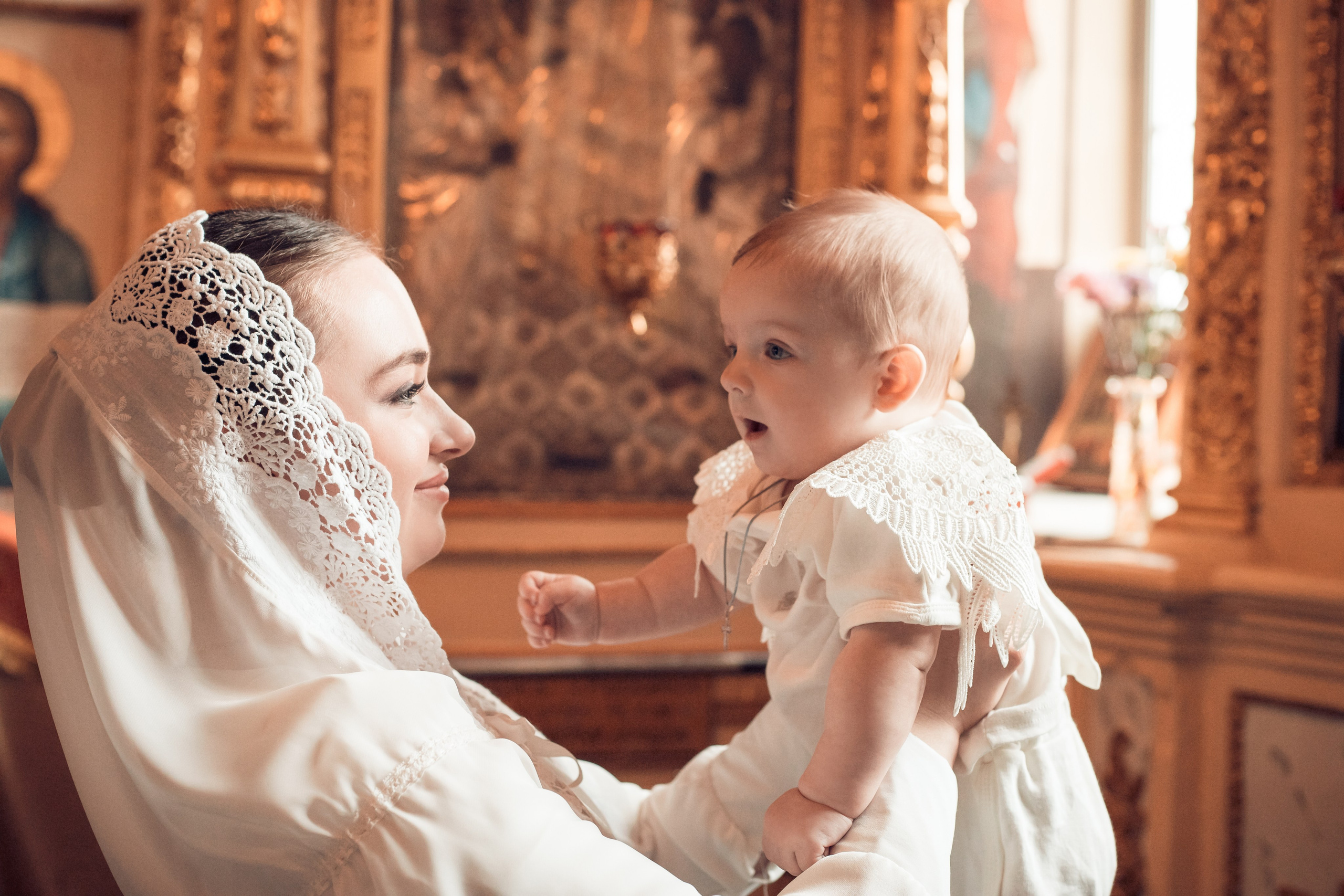 Таинство Крещения Ивана. Борисо-Глебский кафедральный собор. Семейный фотограф в Рязани и Рязанской области