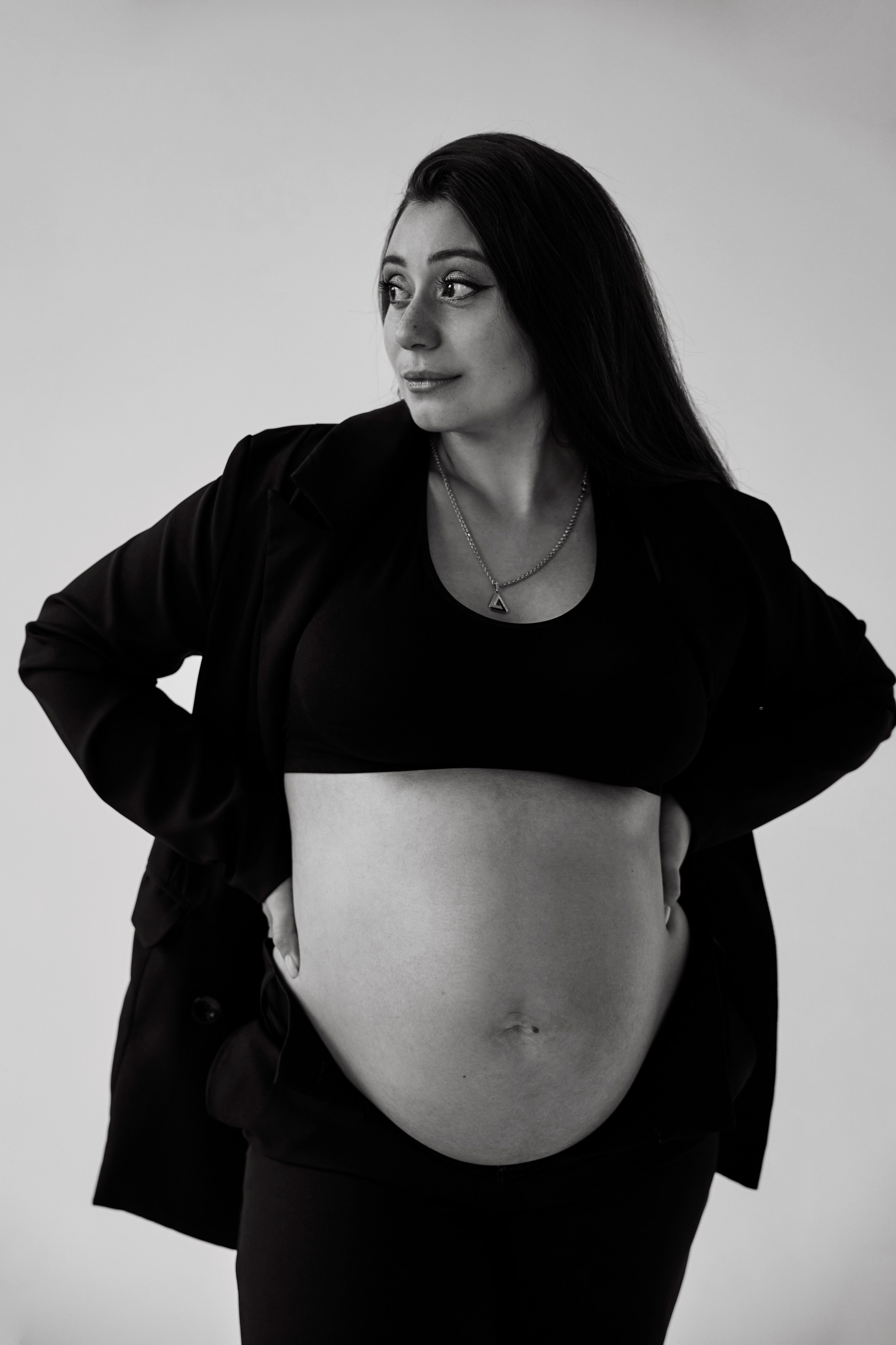 Фотосессия беременности в студии. Портретный, семейный, свадебный фотограф в Магадане — Екатерина Литвин