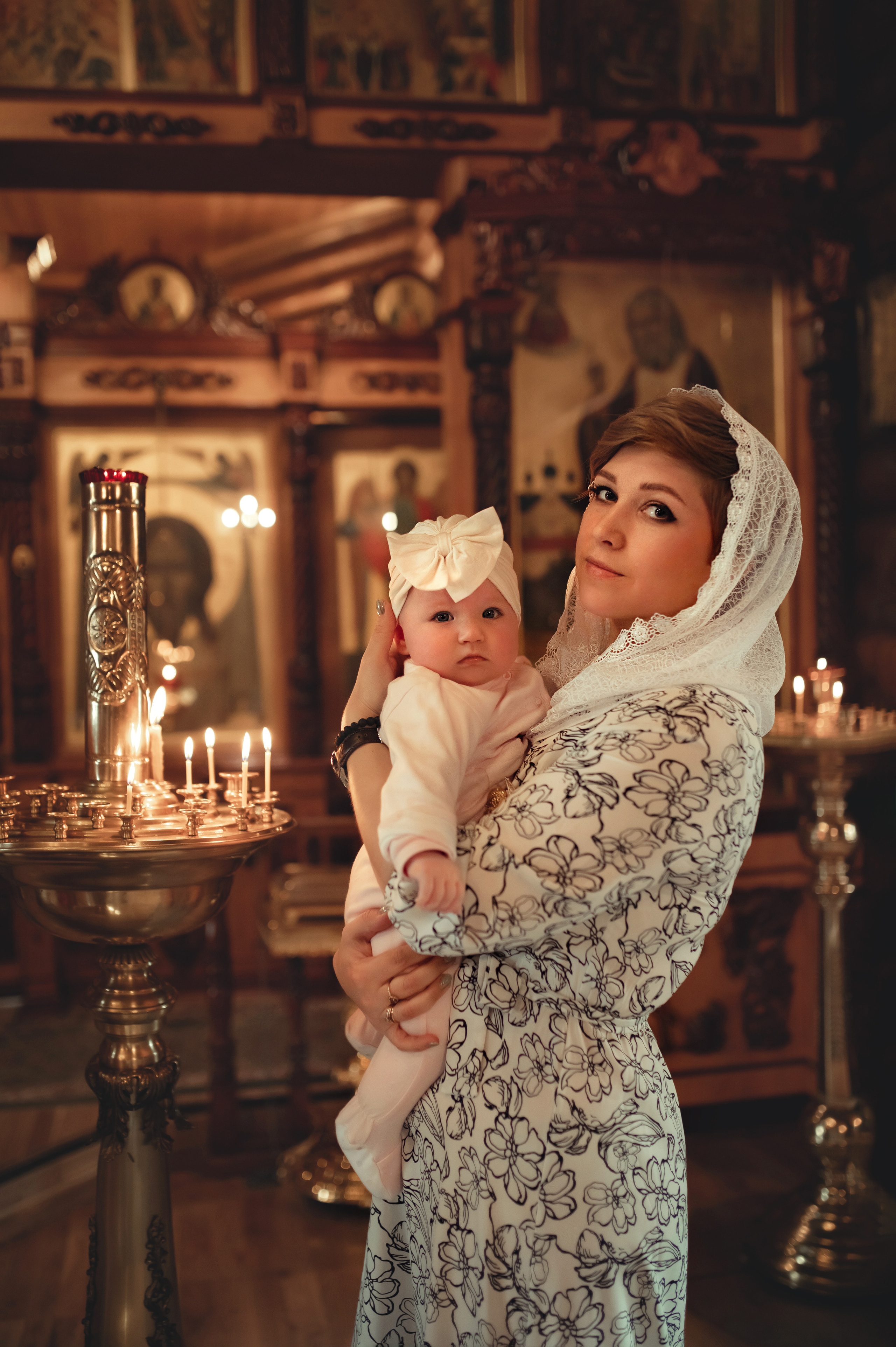 Крещение Евгении. Семейный и детский фотограф в Москве Дорогова Екатерина
