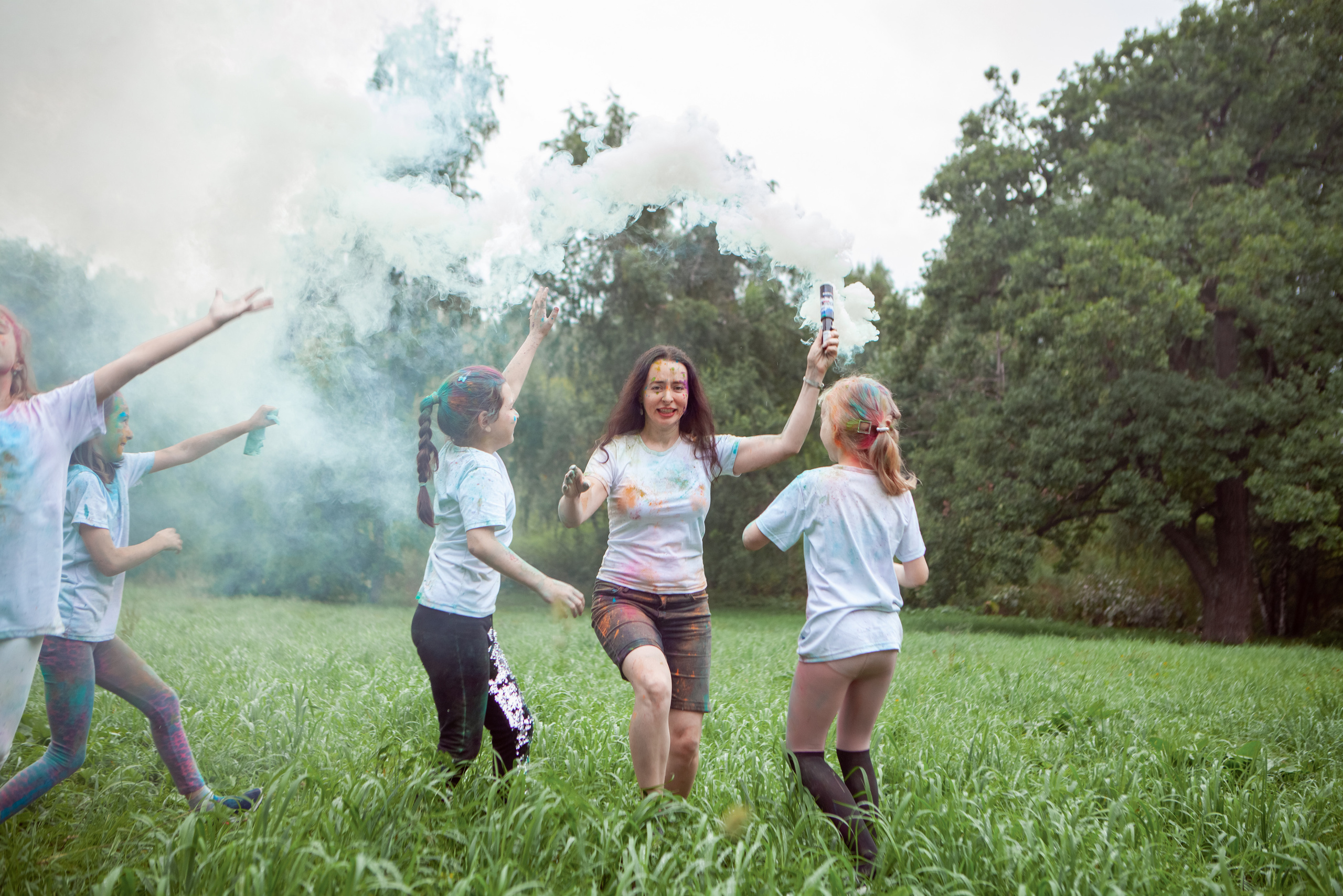 День рождение в красках холли. Семейный и детский фотограф в Москве Дорогова Екатерина