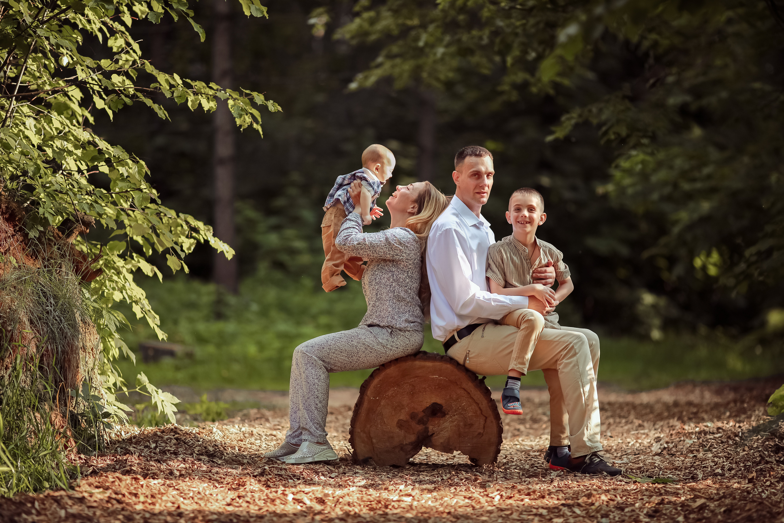 Николай, Надежда, Георгий и Лева. Семейный и детский фотограф в Москве Дорогова Екатерина