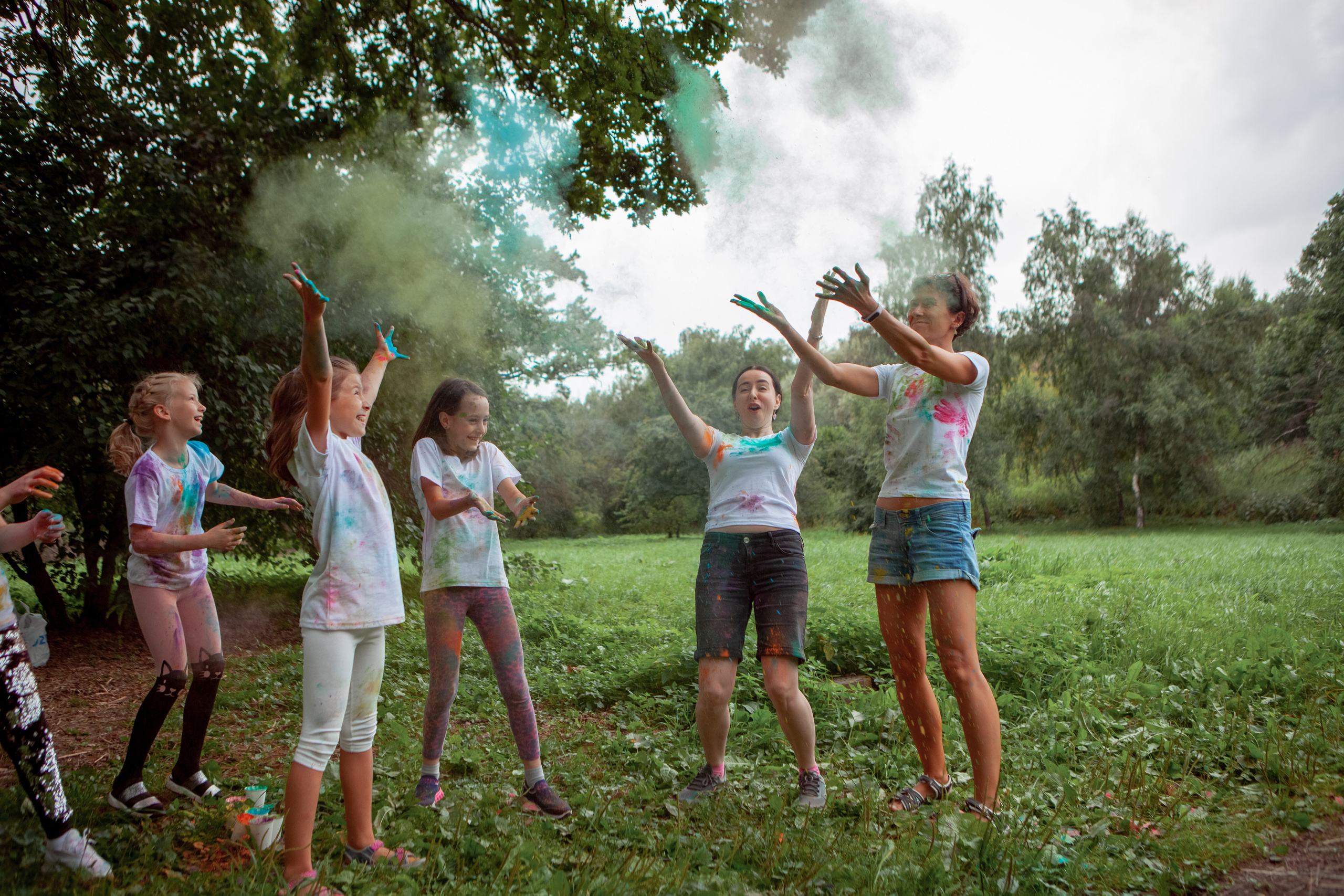 День рождение в красках холли. Семейный и детский фотограф в Москве Дорогова Екатерина