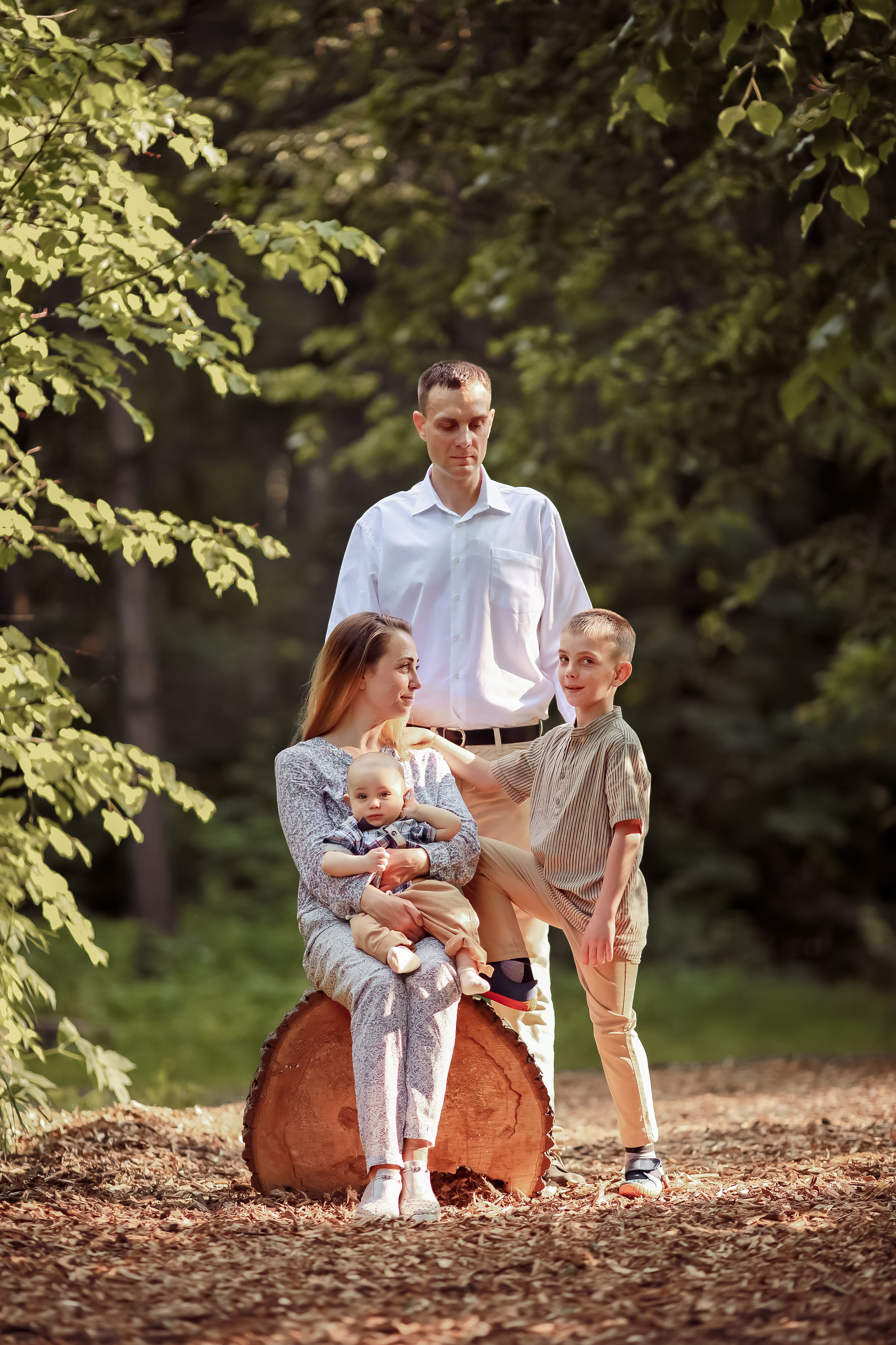 Николай, Надежда, Георгий и Лева. Семейный и детский фотограф в Москве Дорогова Екатерина