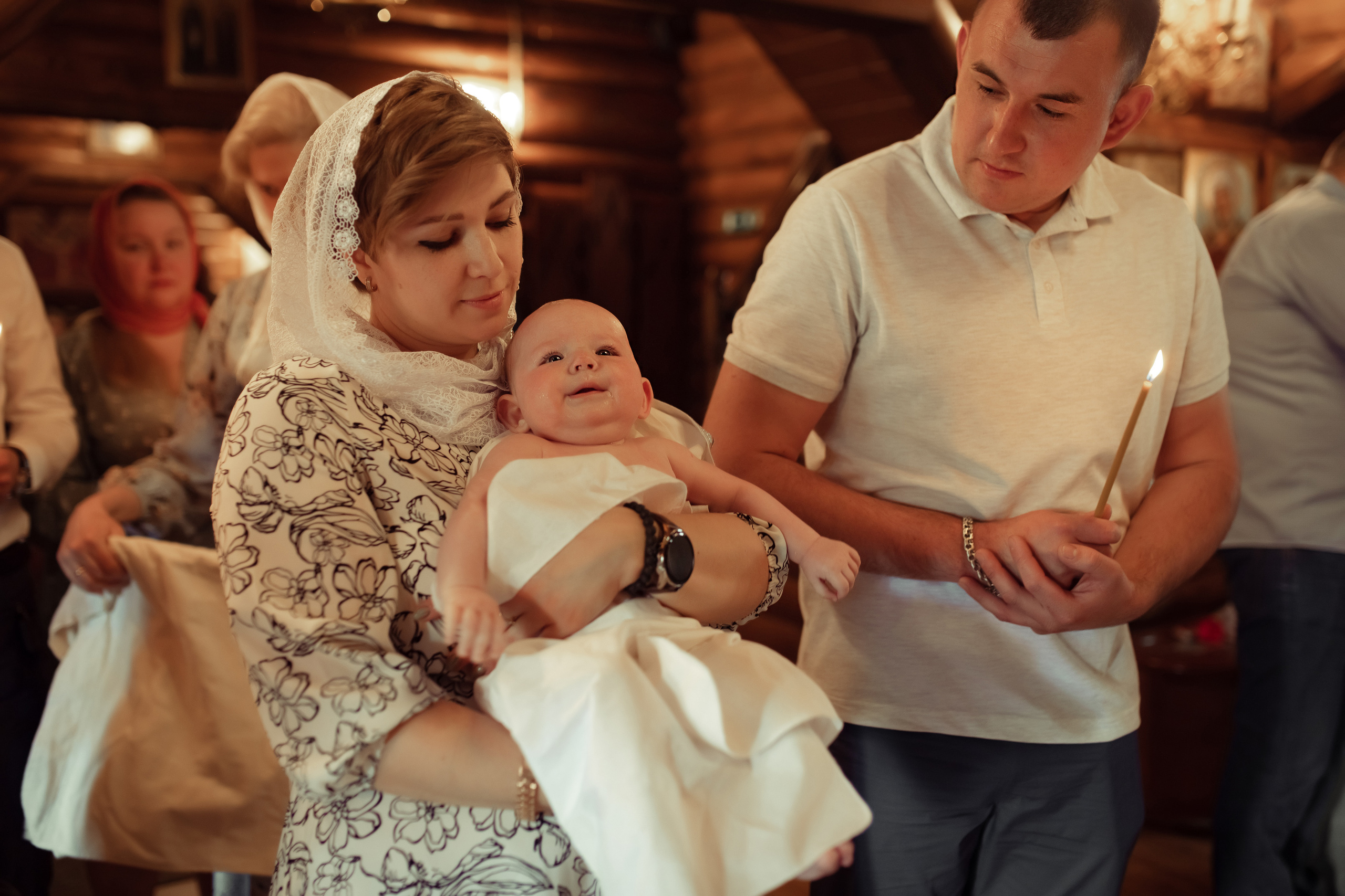 Крещение Евгении. Семейный и детский фотограф в Москве Дорогова Екатерина