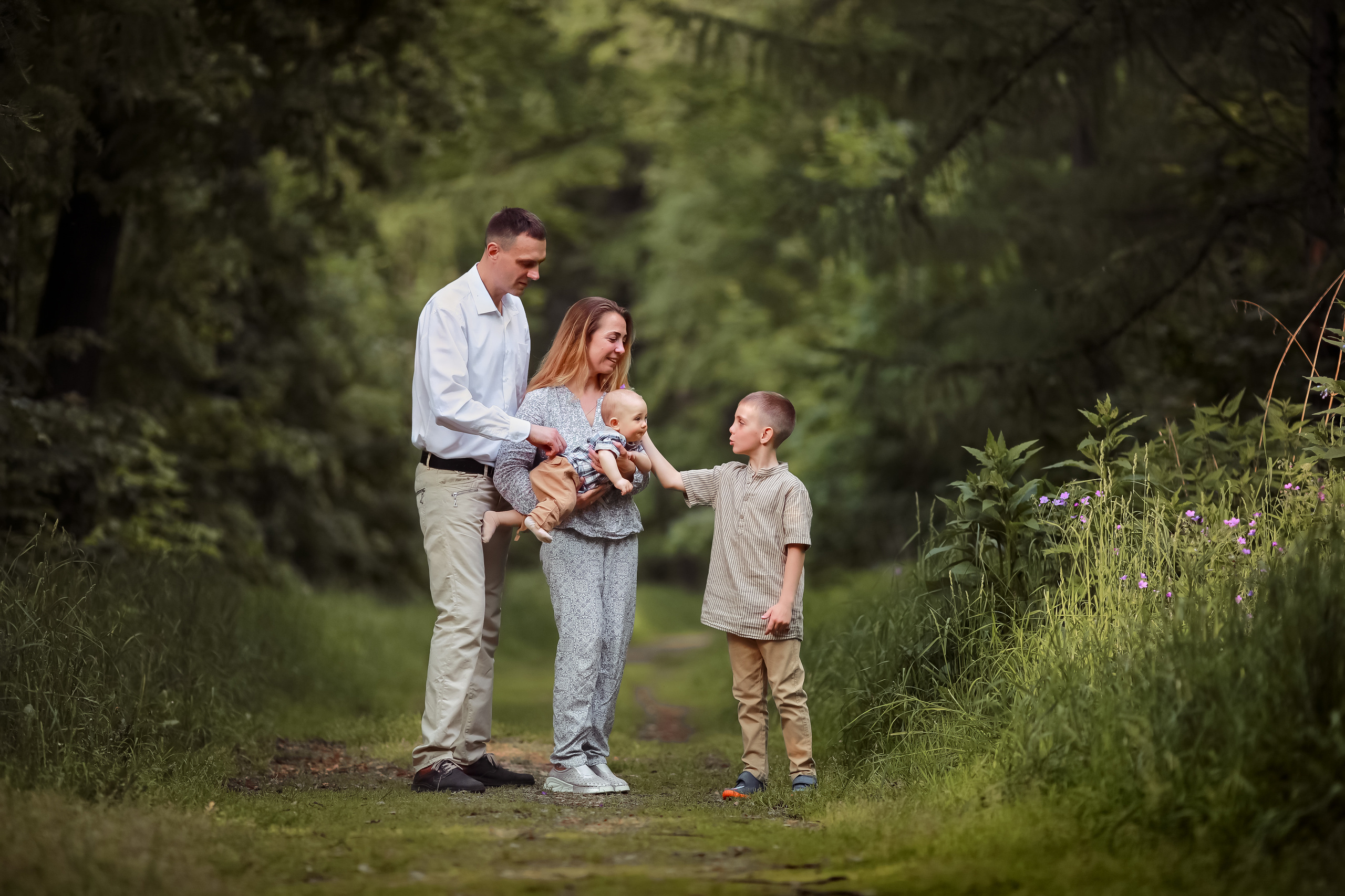 Николай, Надежда, Георгий и Лева. Семейный и детский фотограф в Москве Дорогова Екатерина