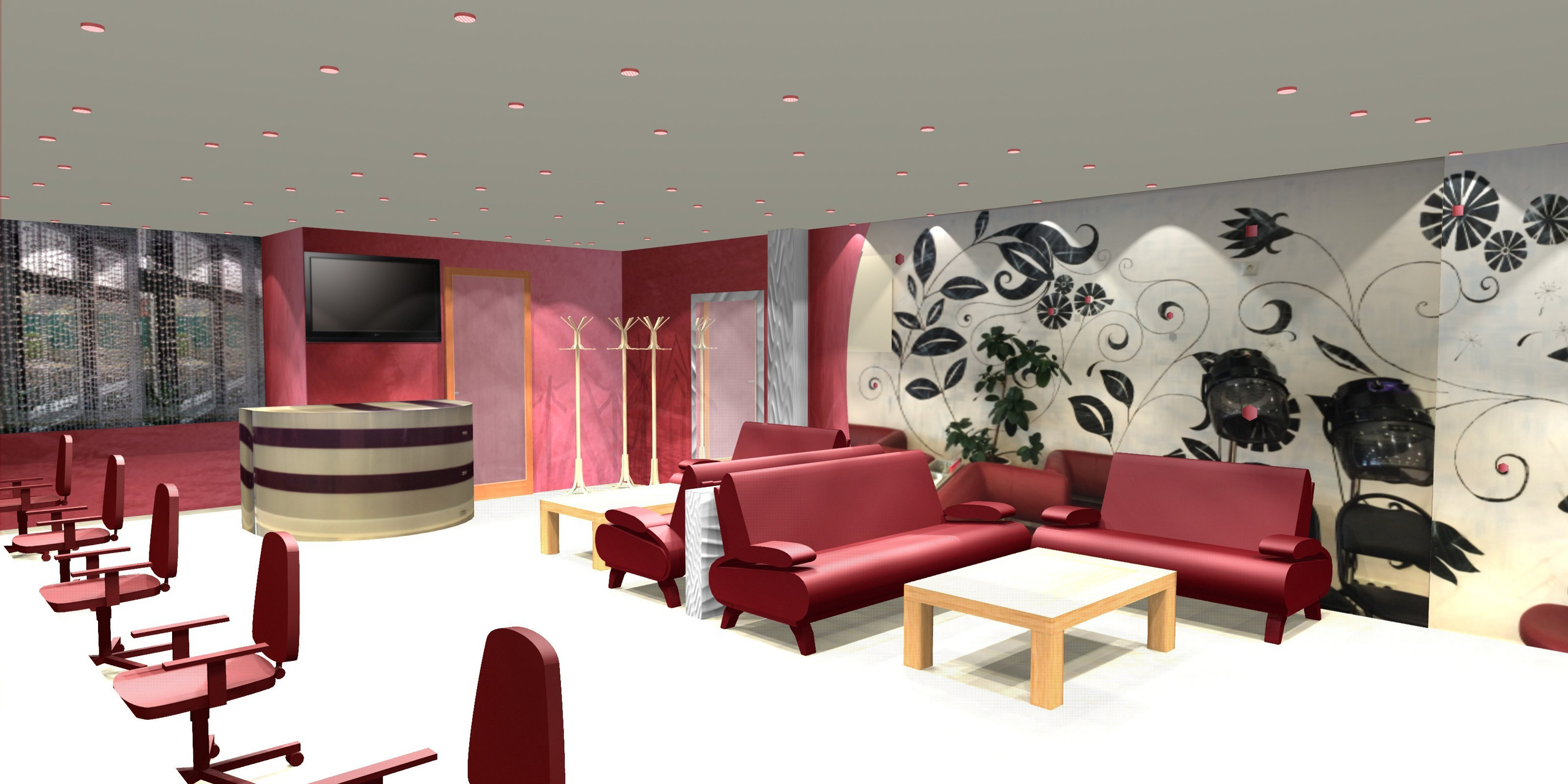 Салон Красоты. Дизайнер интерьера в Сочи Ольга BAKUSHKIN DESIGN