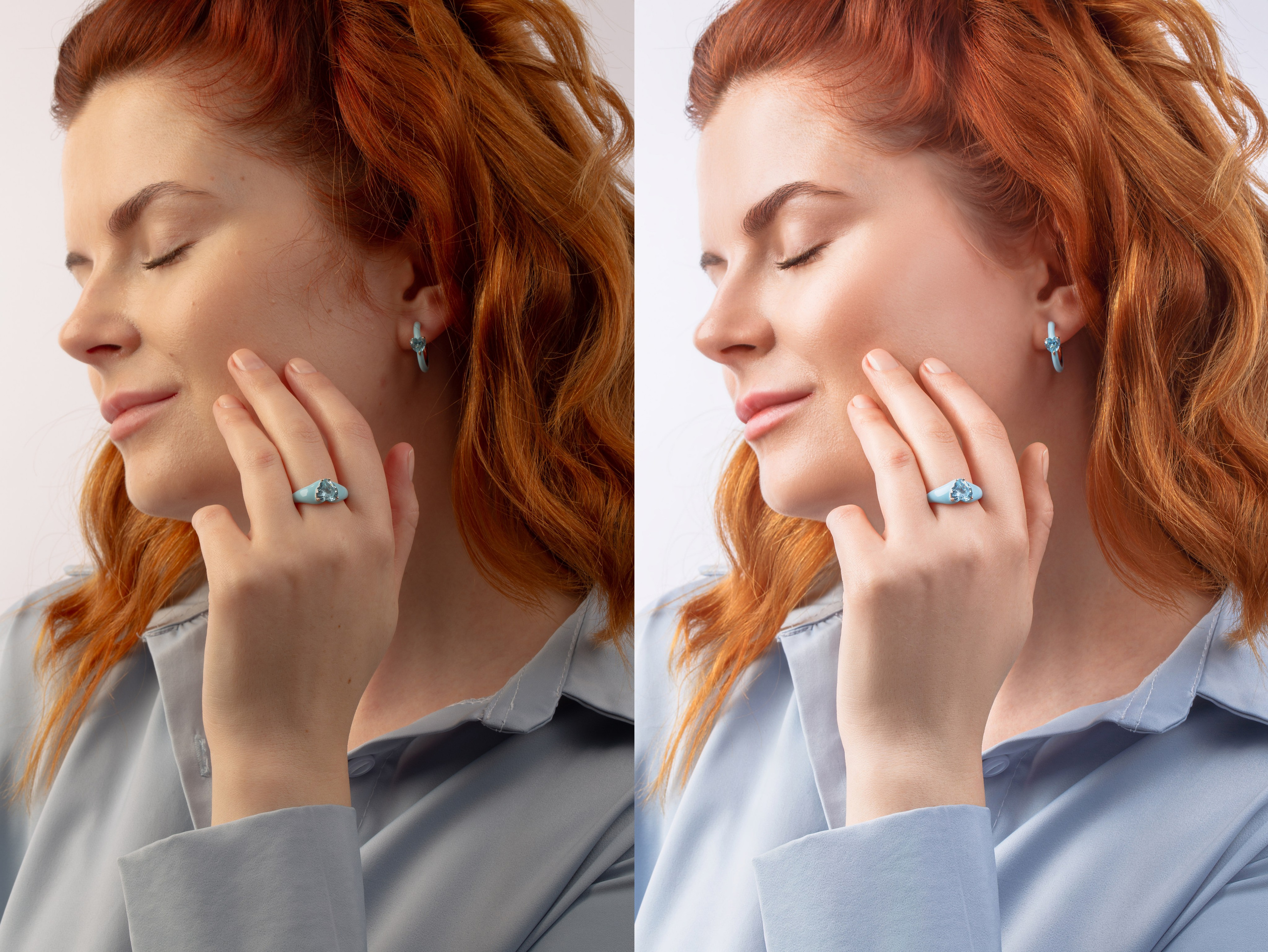 Ювелирная ретушь колец из натуральных камней и бижутерии | Студия SVITHART