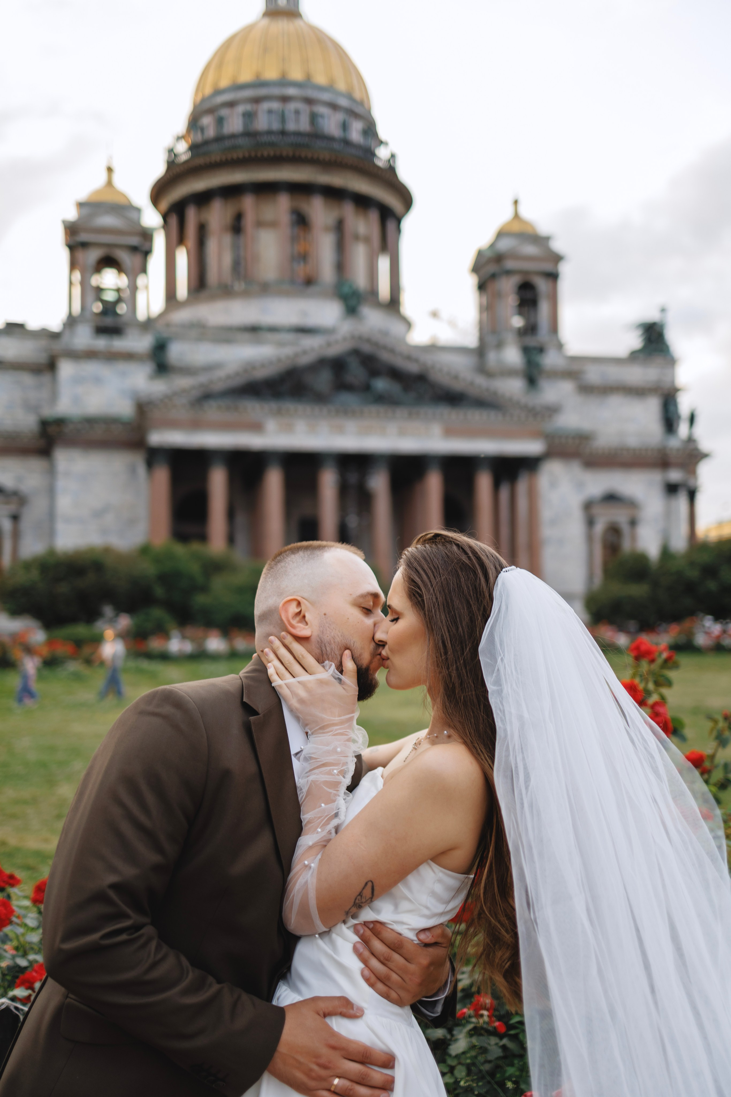 Руслан и Виолетта — Исаакий, Зимняя канавка. Боженова Елена фотограф Санкт-Петербург