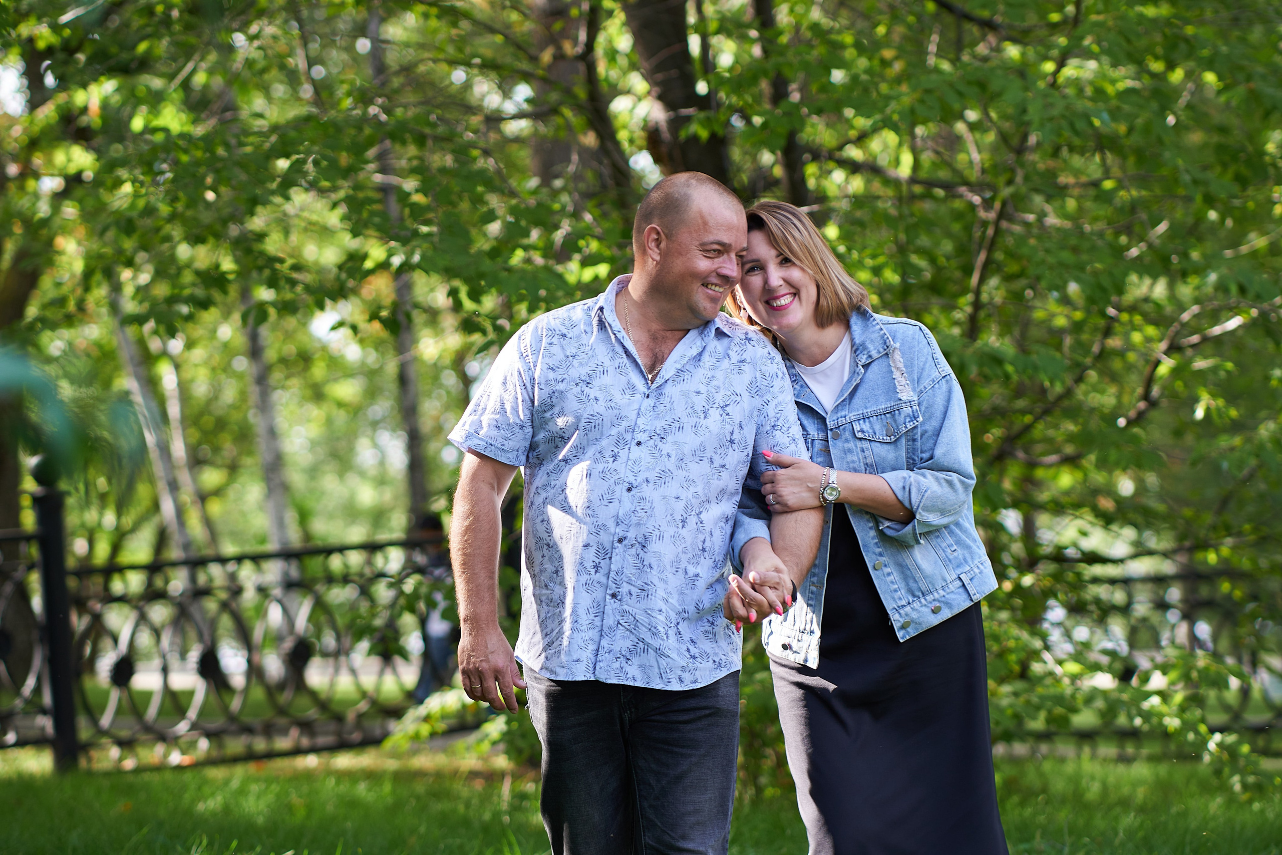 Прогулка с семьёй. Анна Катасонова