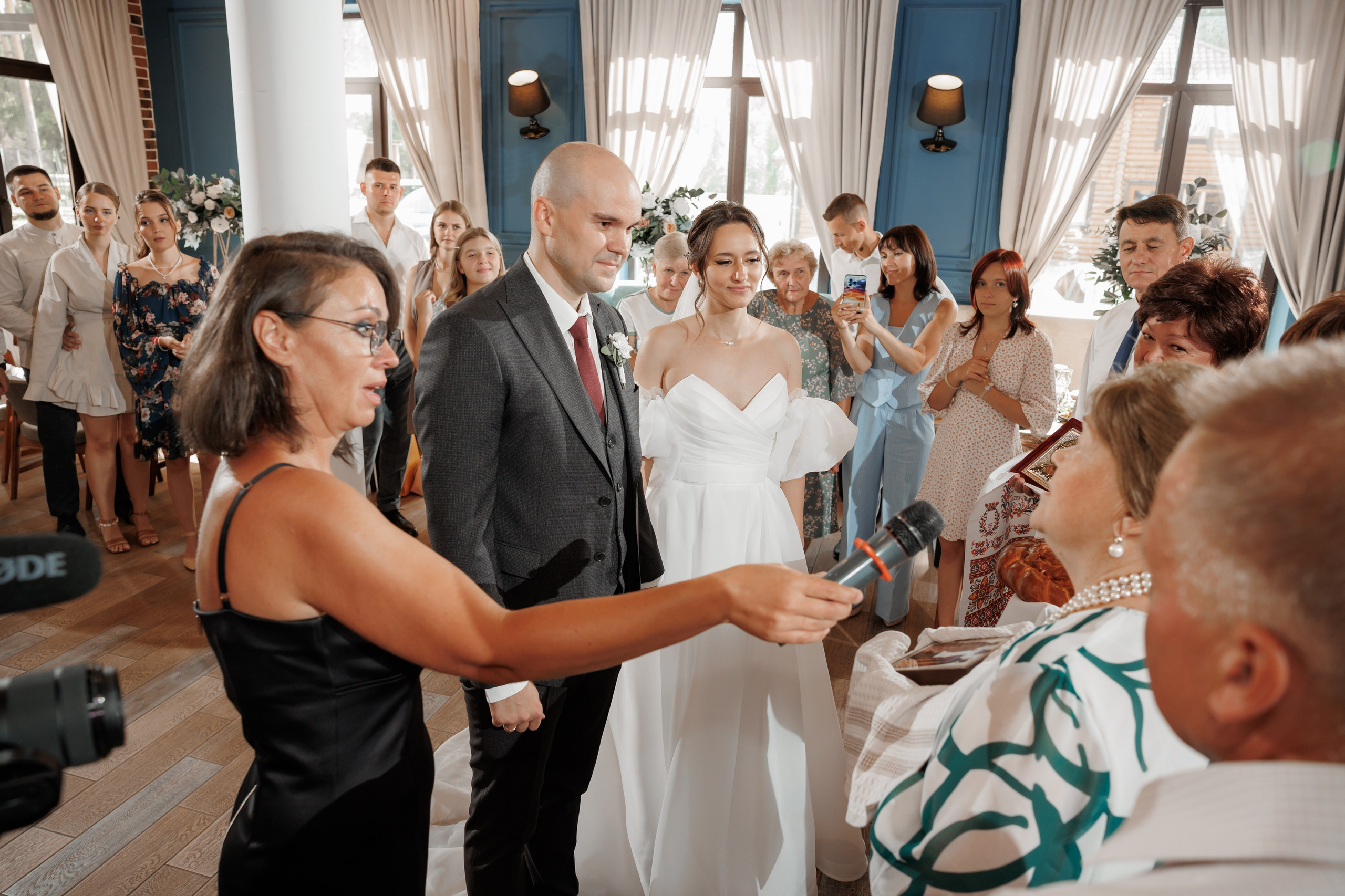 Полина и Дмитрий, загородный клуб «Барин», ЗАГС в г. Пушкино. Свадебный и репортажный фотограф (Москва, Королев и другие)