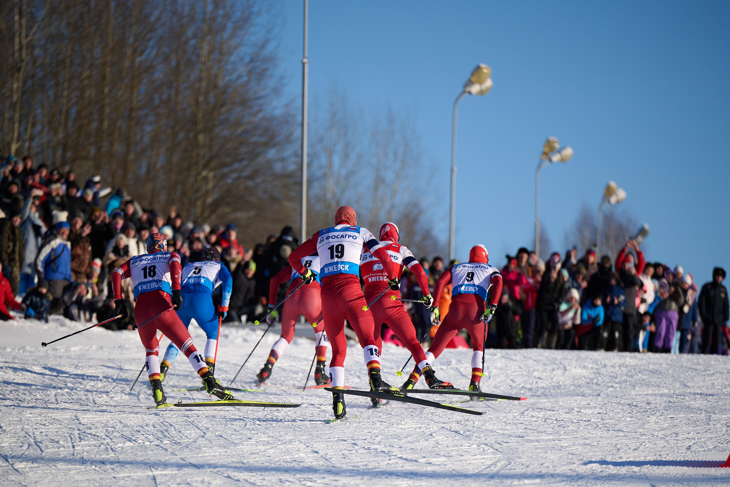 VI этап ФосАгро Кубка России по лыжным гонкам. Спринт. Ижевск 25.01.2025. Спортивный репортажный фотограф в Ижевске Сергей Мерзляков