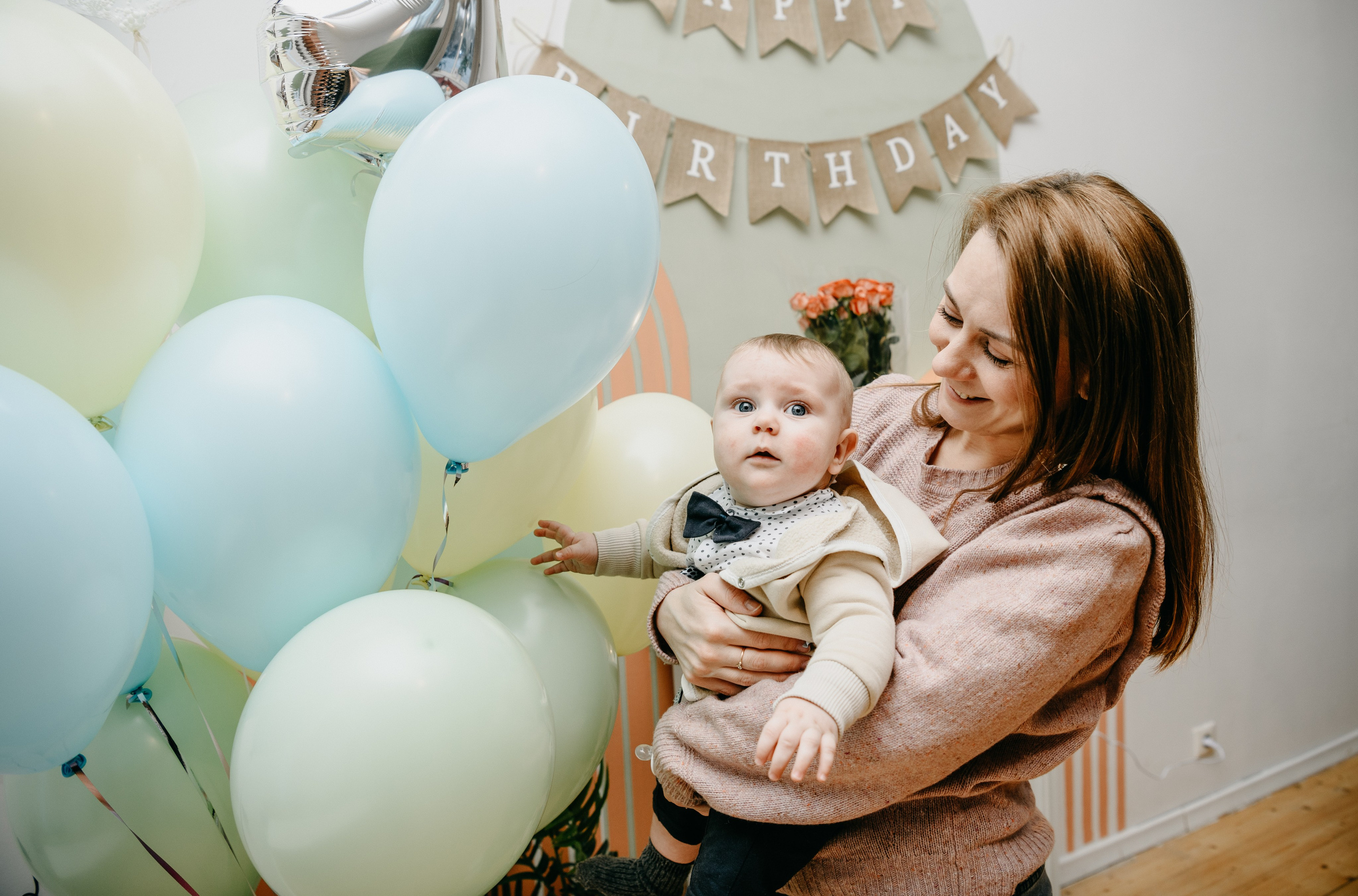 День рождения Авроры. Фотограф на выписку из роддома в Москве и МО