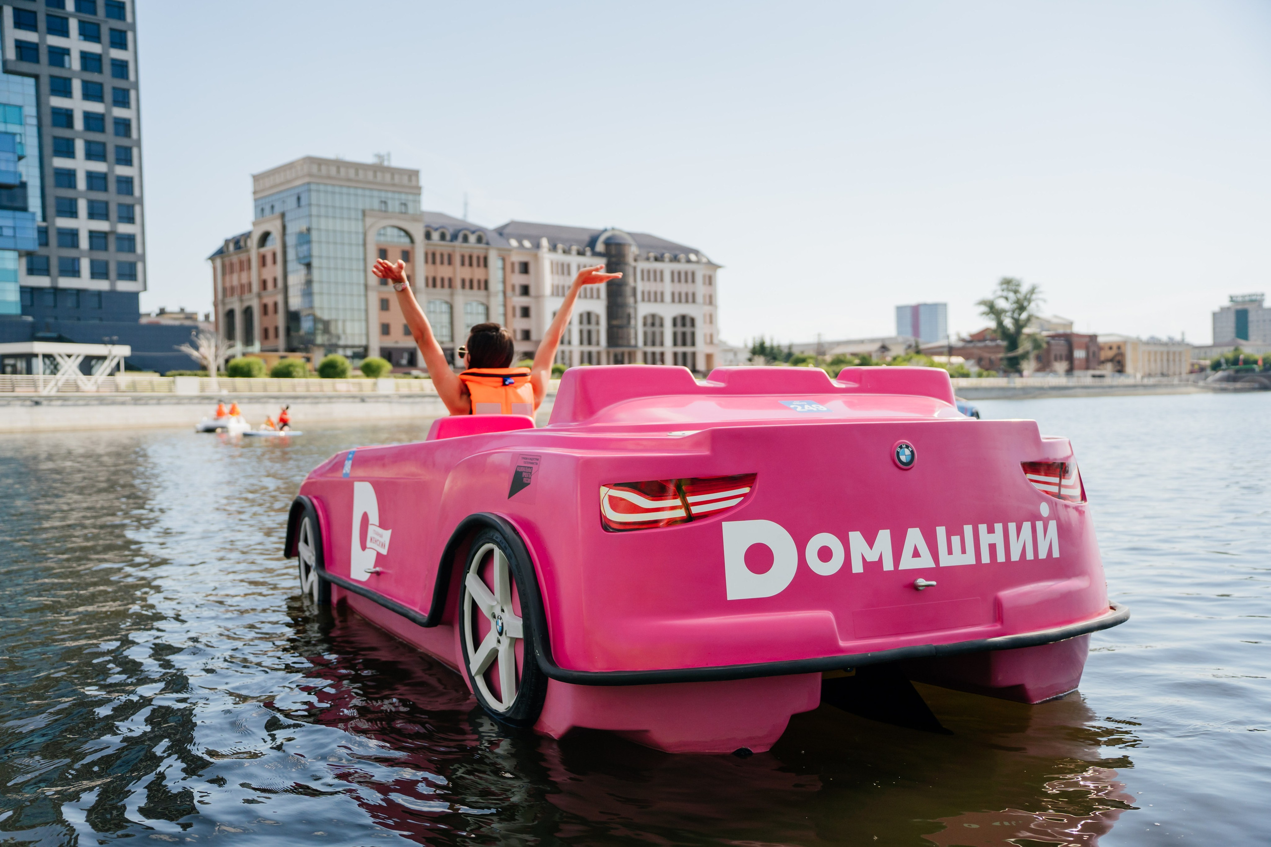 Съемка катамаранов для телеканала Домашний. Видеограф и Фотограф в Челябинске Ксения и Владимир Рюмины