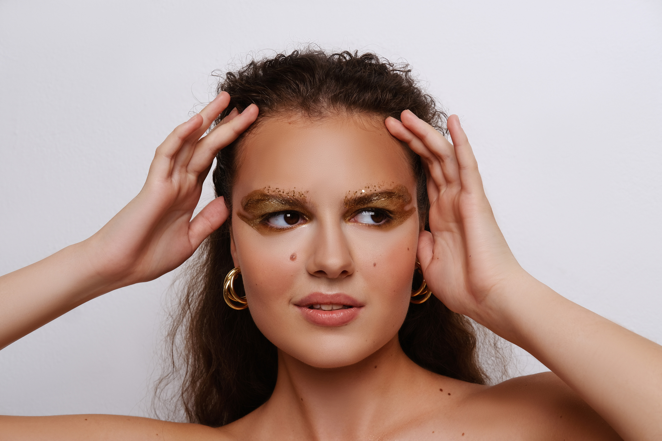 Студийная съемка на циклораме. Фотограф беременности в Санкт-Петербурге Измайлова Анастасия