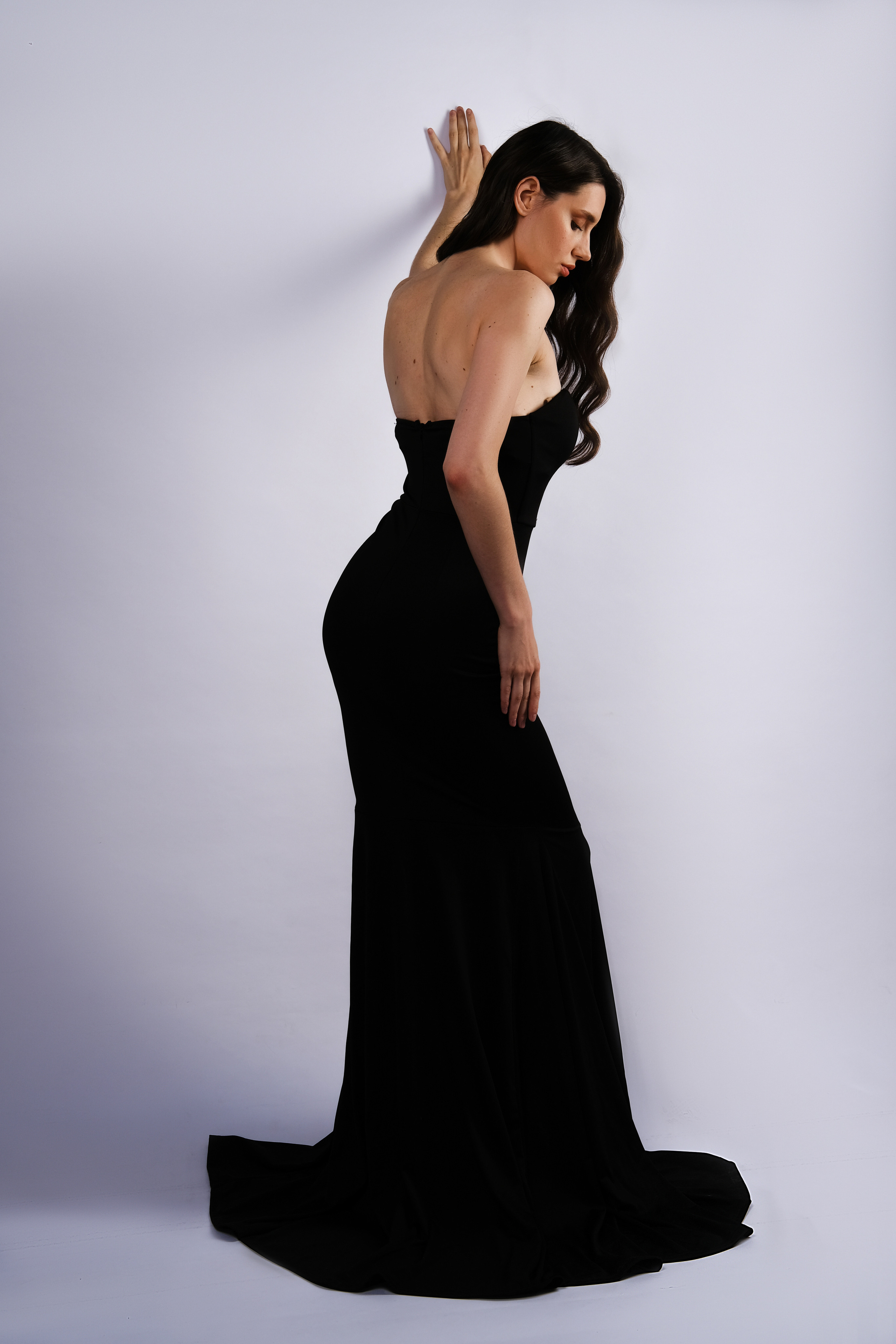 Студийная съемка на циклораме. Фотограф беременности в Санкт-Петербурге Измайлова Анастасия