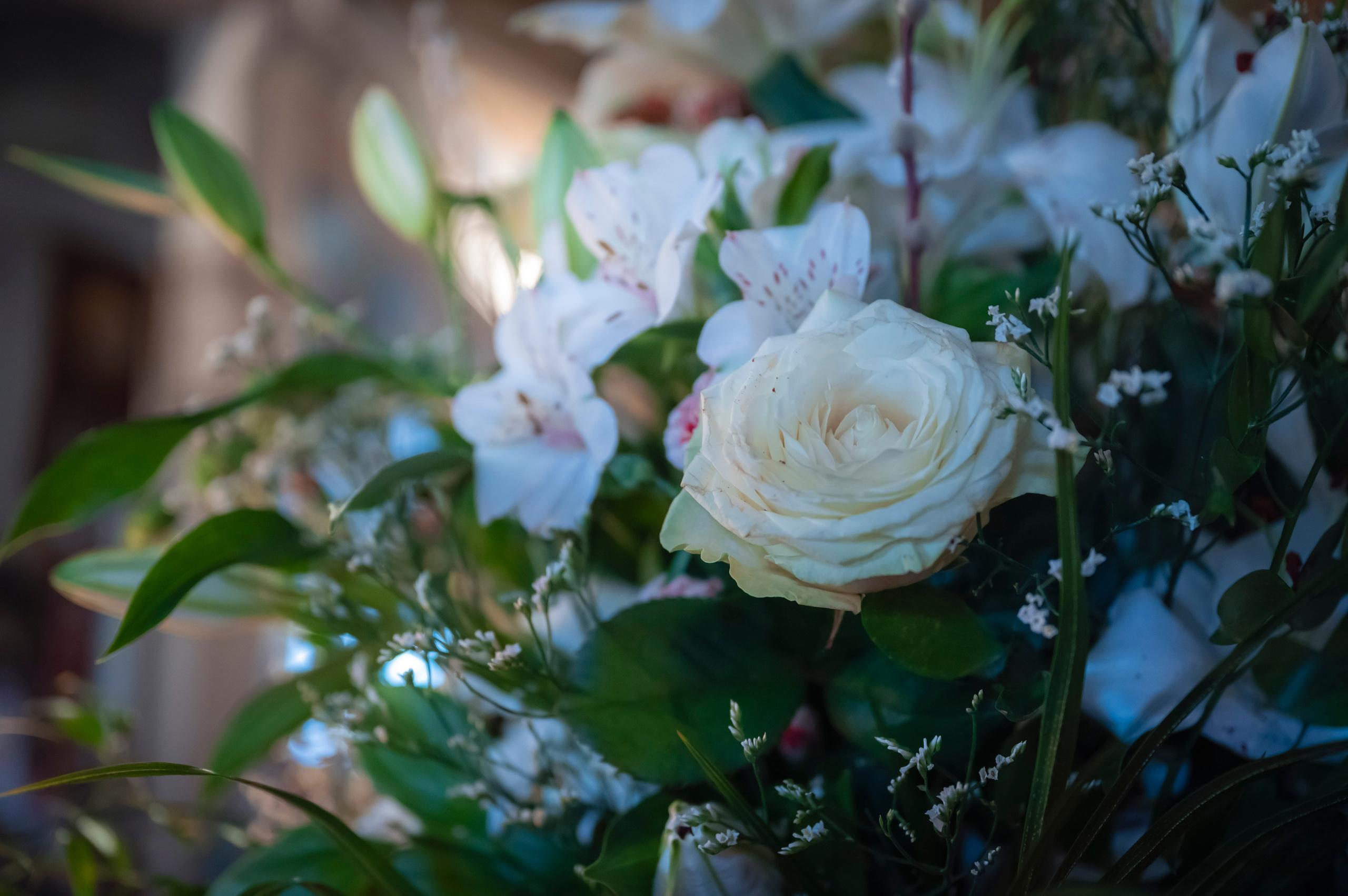 Богородский Храм. Всенощное бдение. Освящение верб. Антон и Татьяна Денисенко — В храме