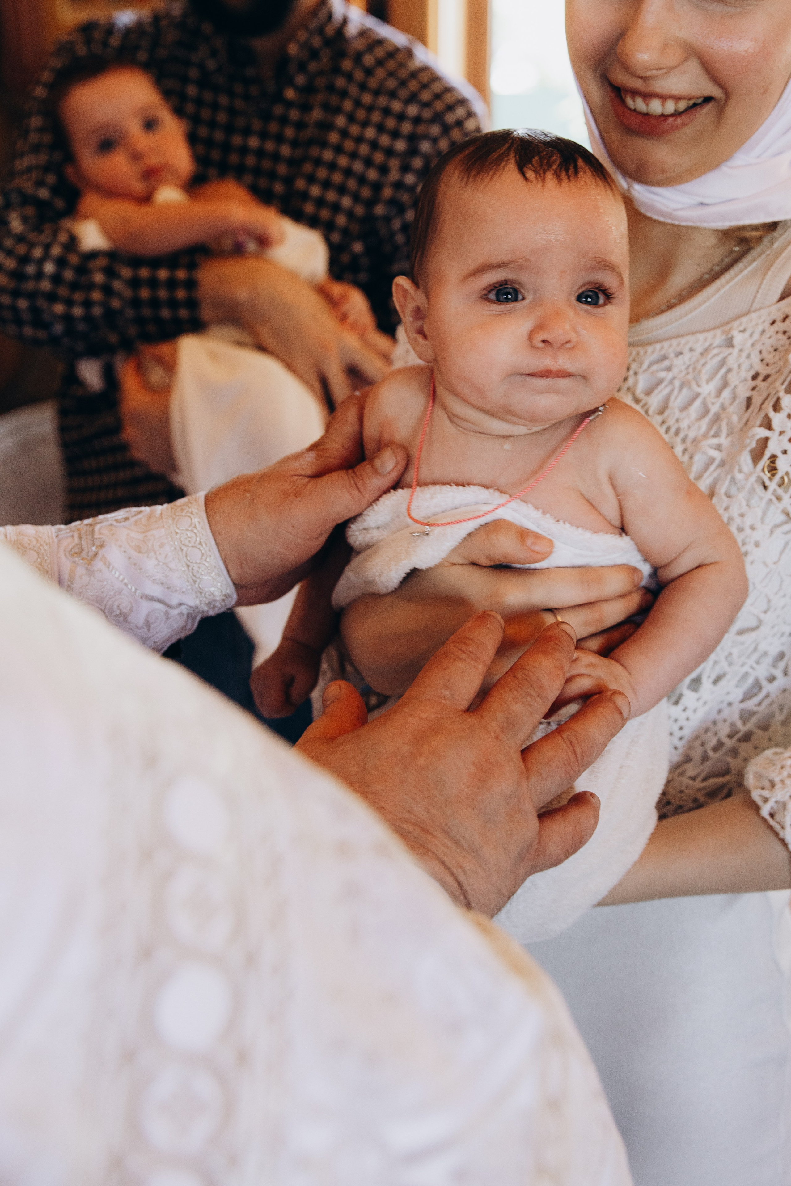 Крещение Даши и Маши. Семейный фотограф документалист в Пензе Лопатинская Татья