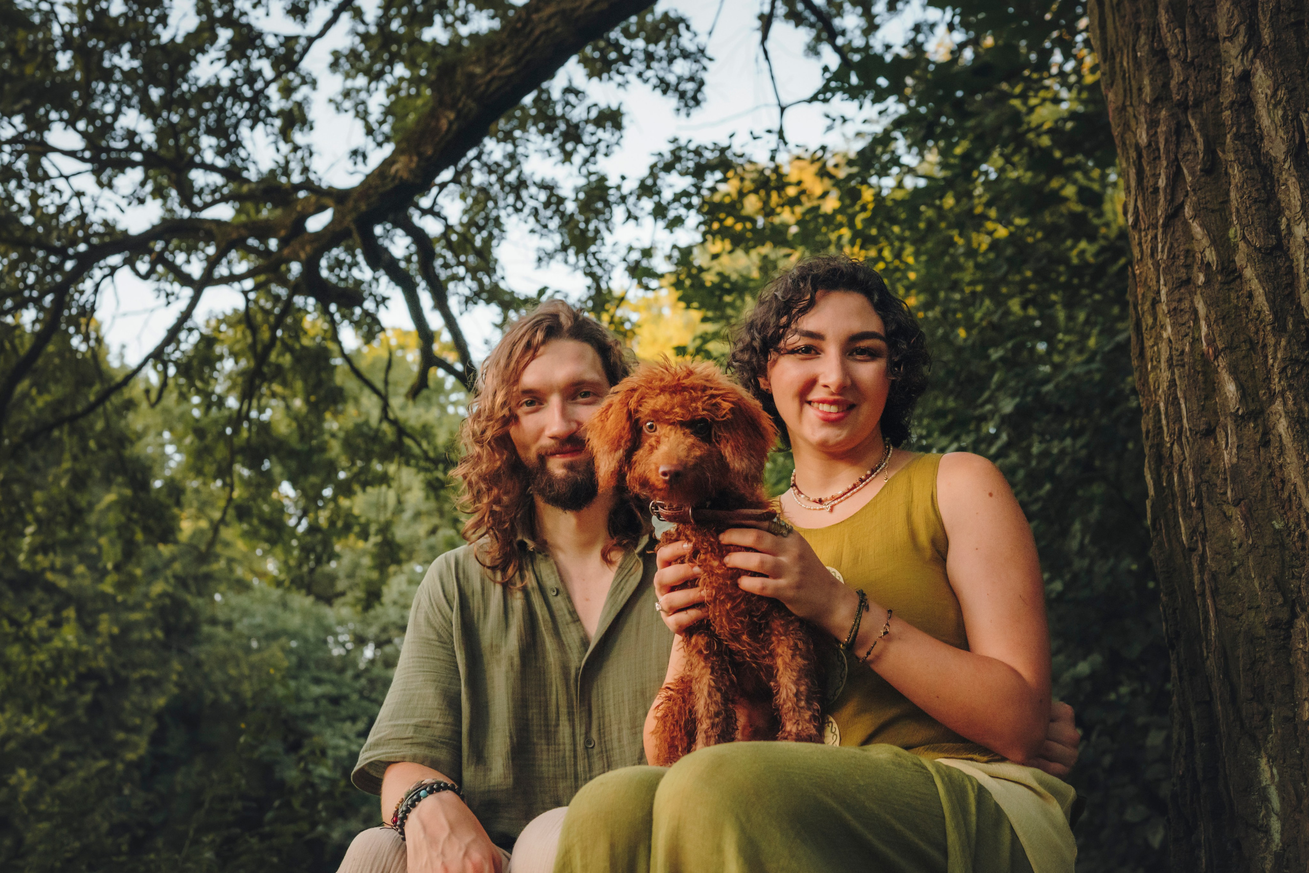 Марина, Тарас и Хагрид. Семейный фотограф анималист Ананьева Мария — Москва