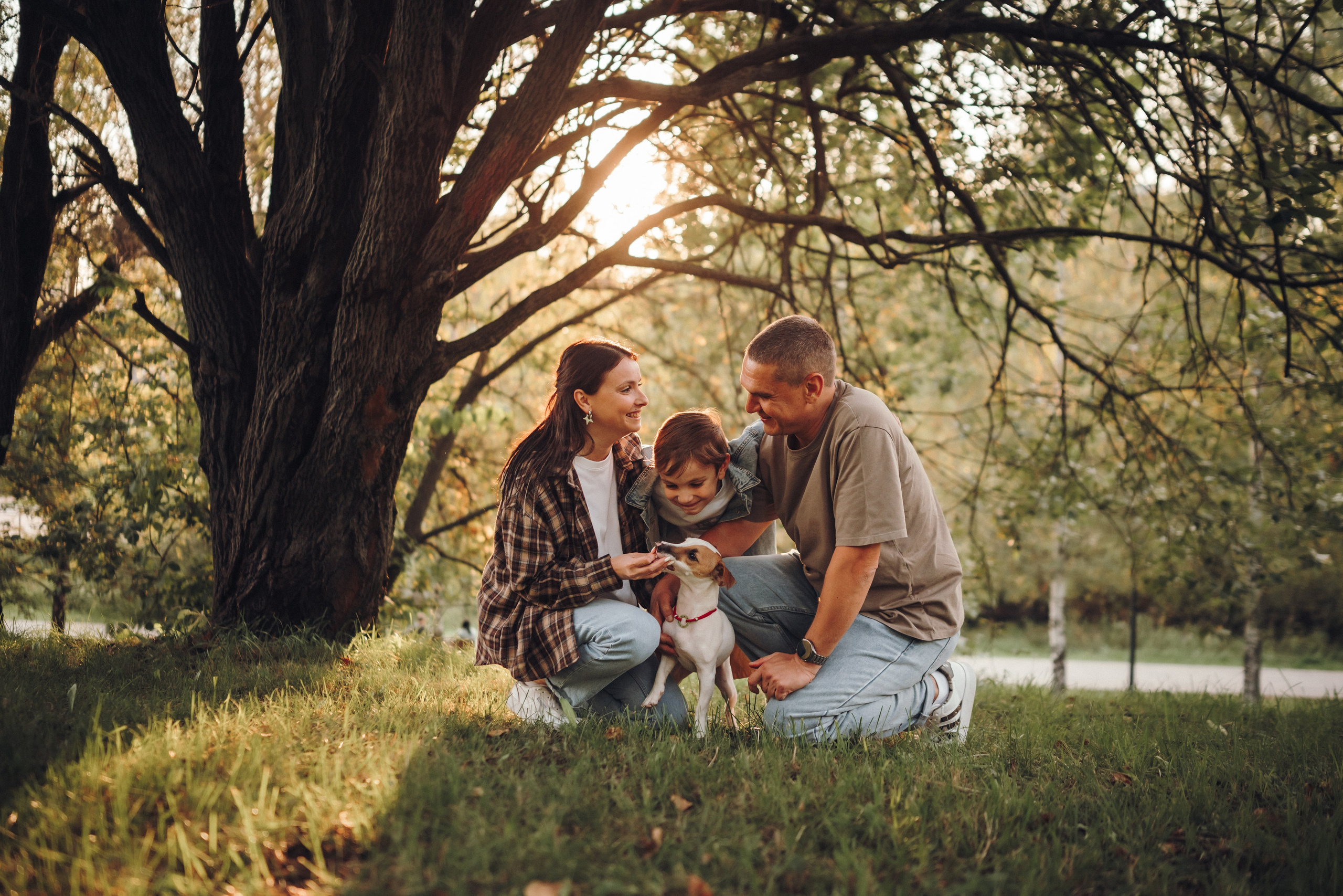 Алена, Илья, Даня и Данте. Семейный фотограф анималист Ананьева Мария — Москва