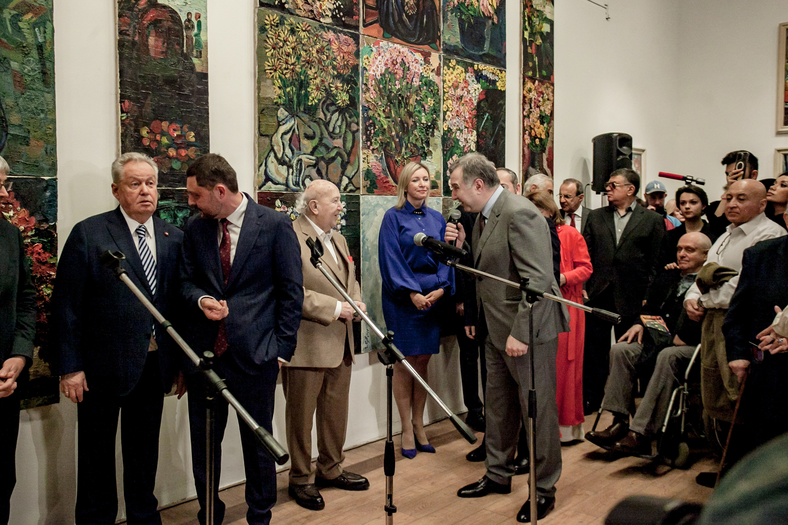 Открытие выставки Зураба Церетели. Art photographer Nino