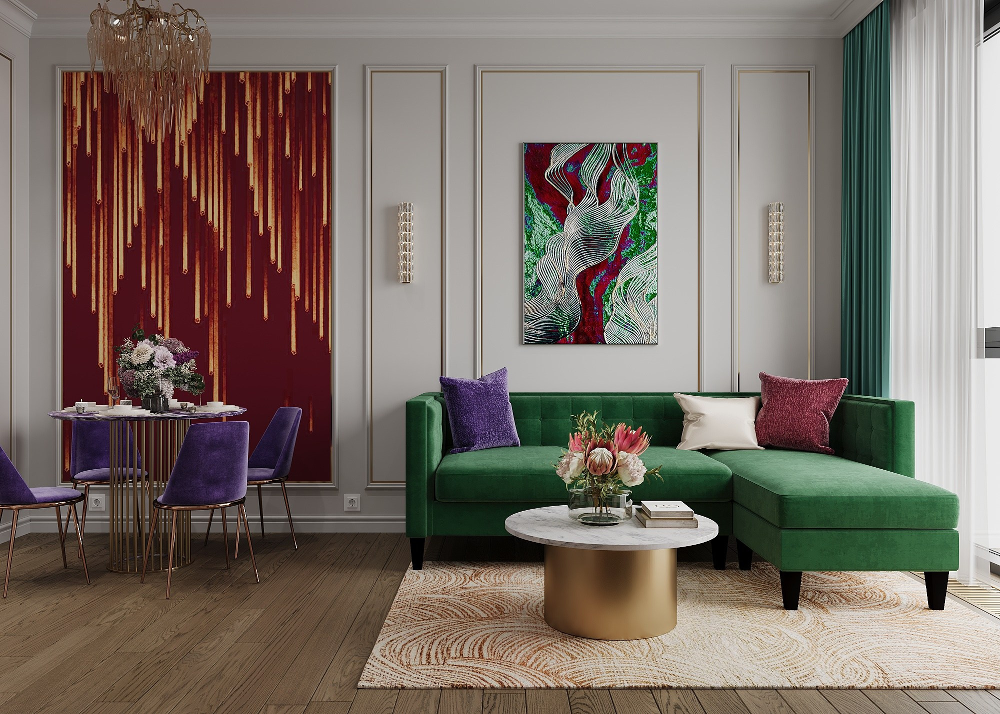 ЖК ШАГАЛ. Irina Balykina — Interior 3D Visualisation