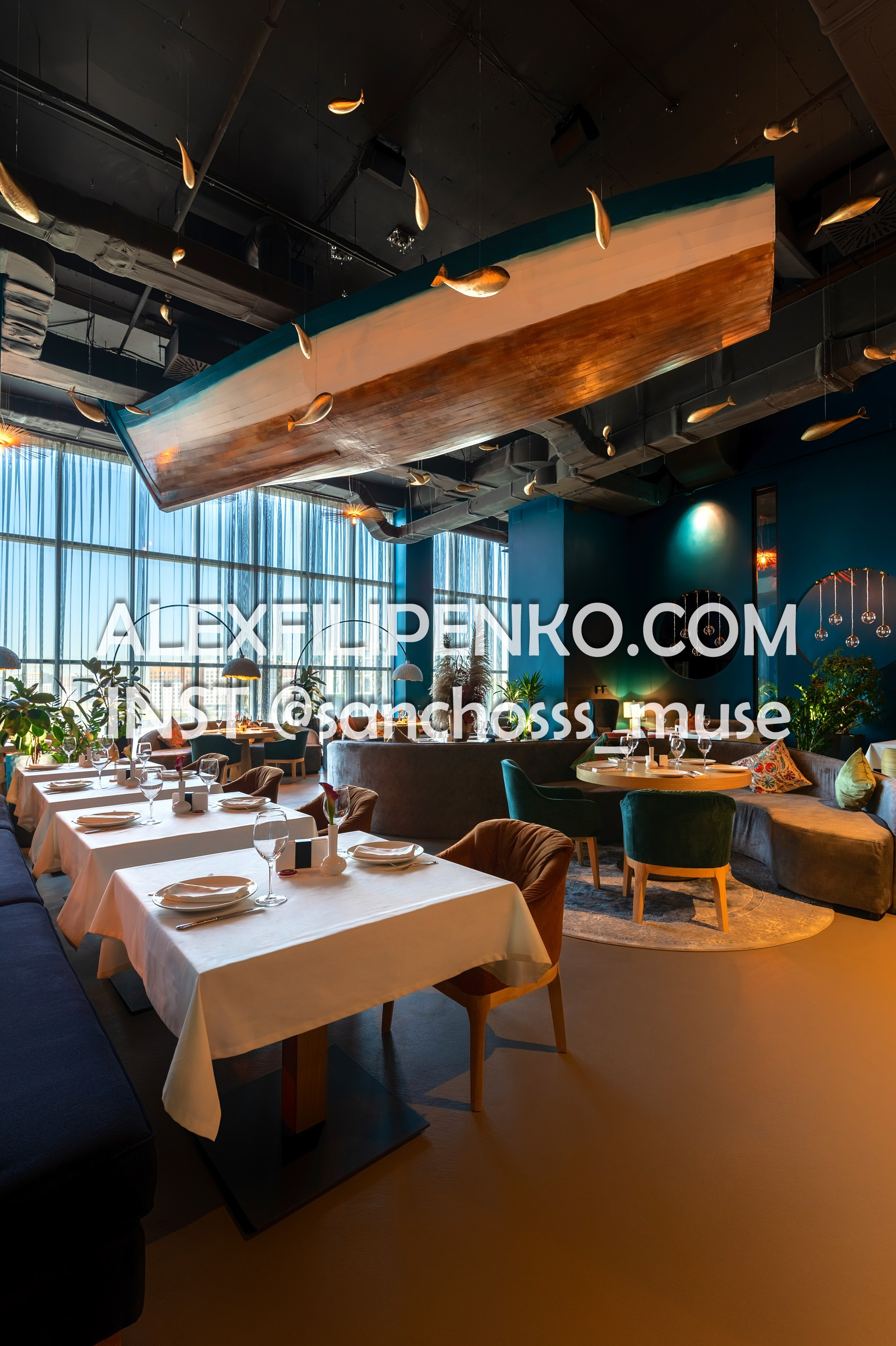 Ресторан Once. Фотограф интерьера недвижимости и архитектуры в Астане