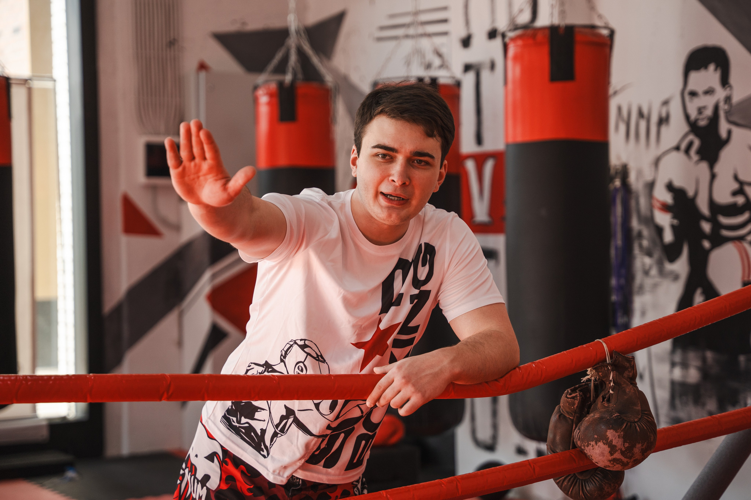 Съемка для сайта Star Boxing. Главная