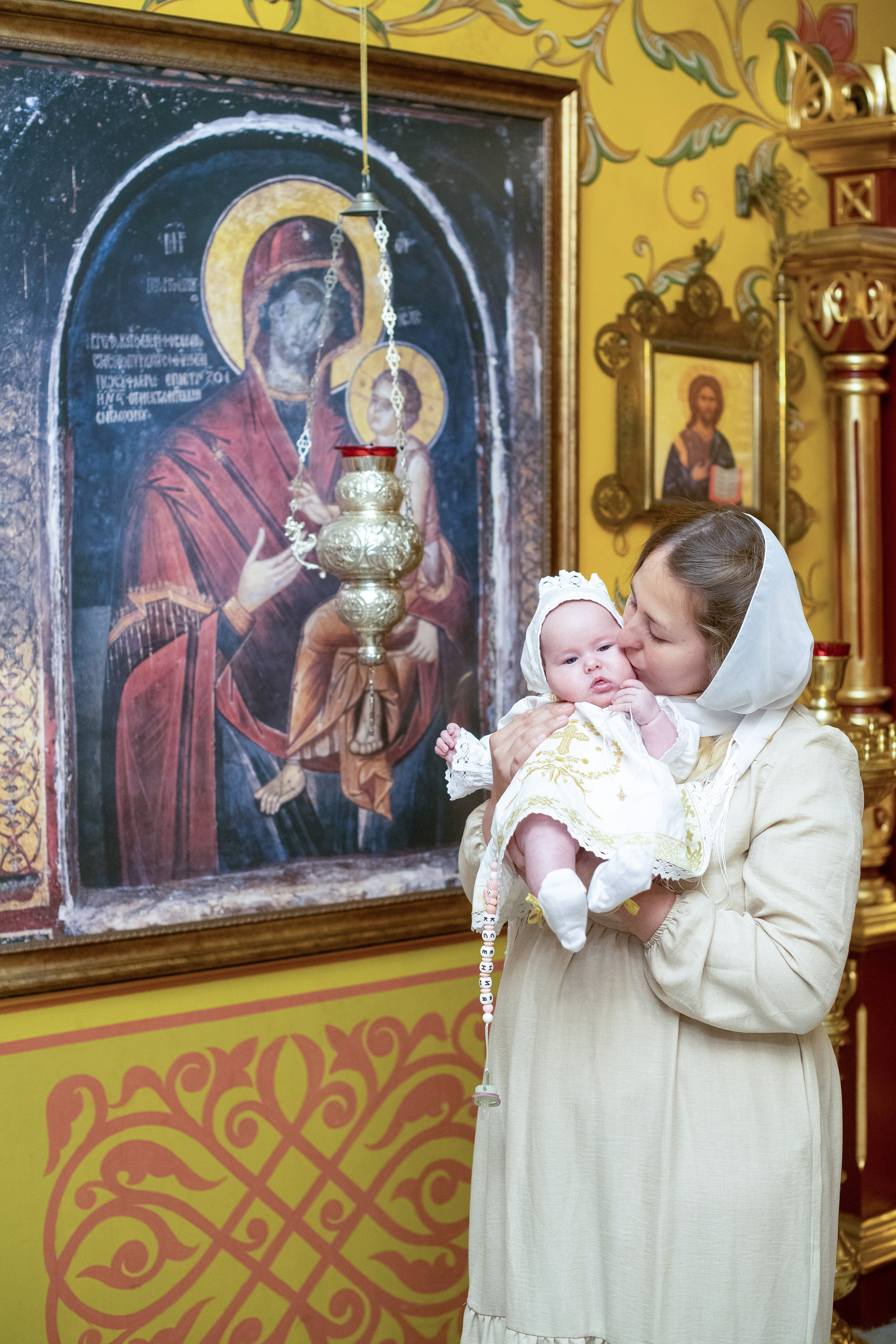 Крещение младенца Ксении в Люблино. Свадебный и портретный фотограф в Москве Галина Борисова