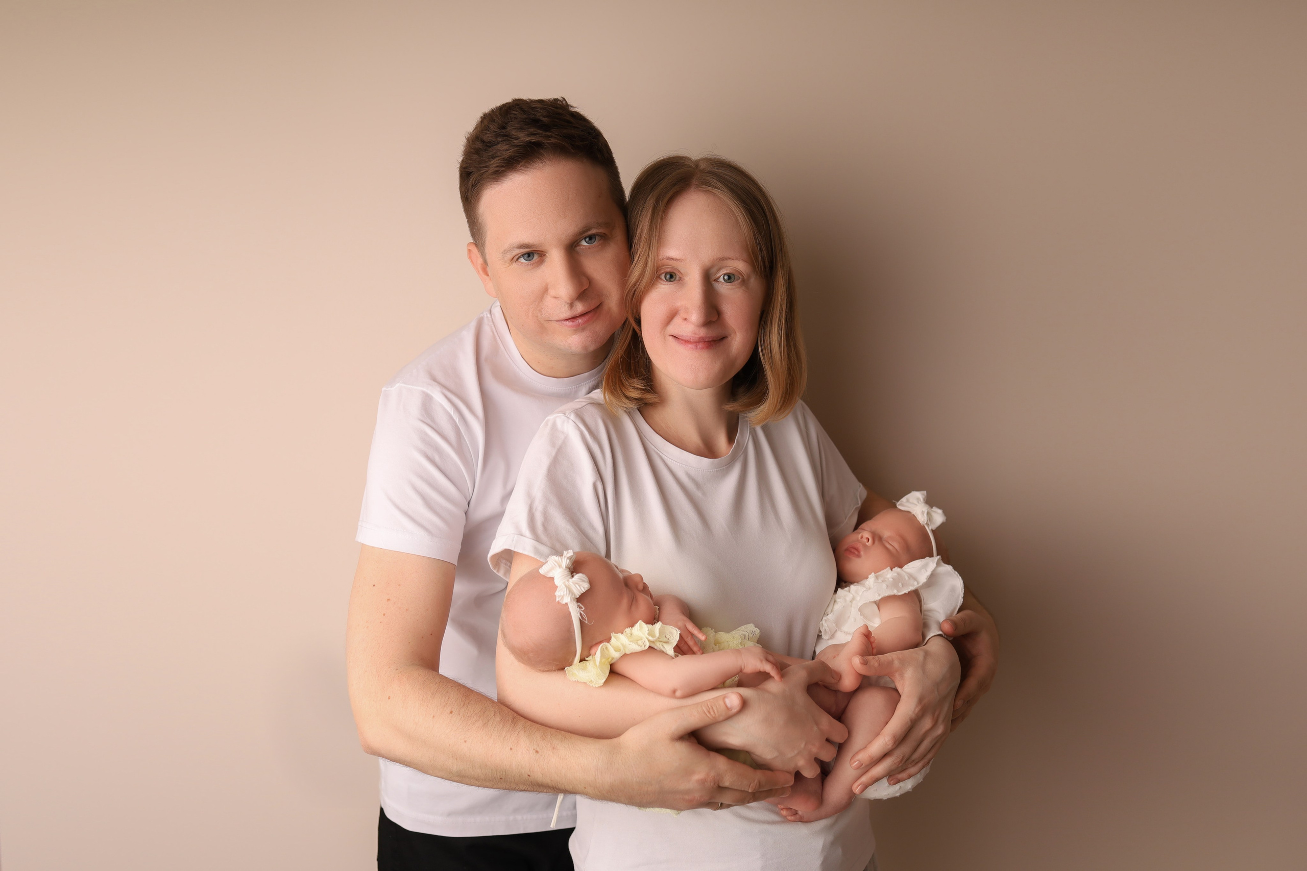 Близняшки. Фотограф новорожденных в Москве и Московской области Наталья Збиглей