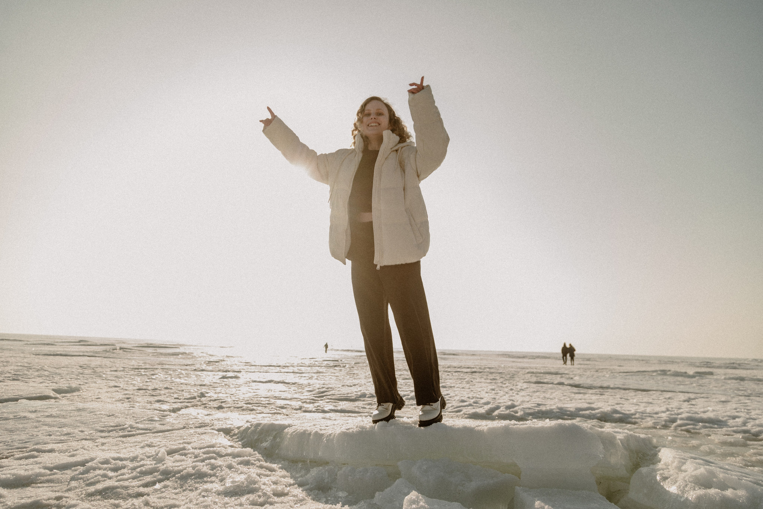 Зимняя фотосъемка пары: Андрея и Ани в Санкт-Петербурге