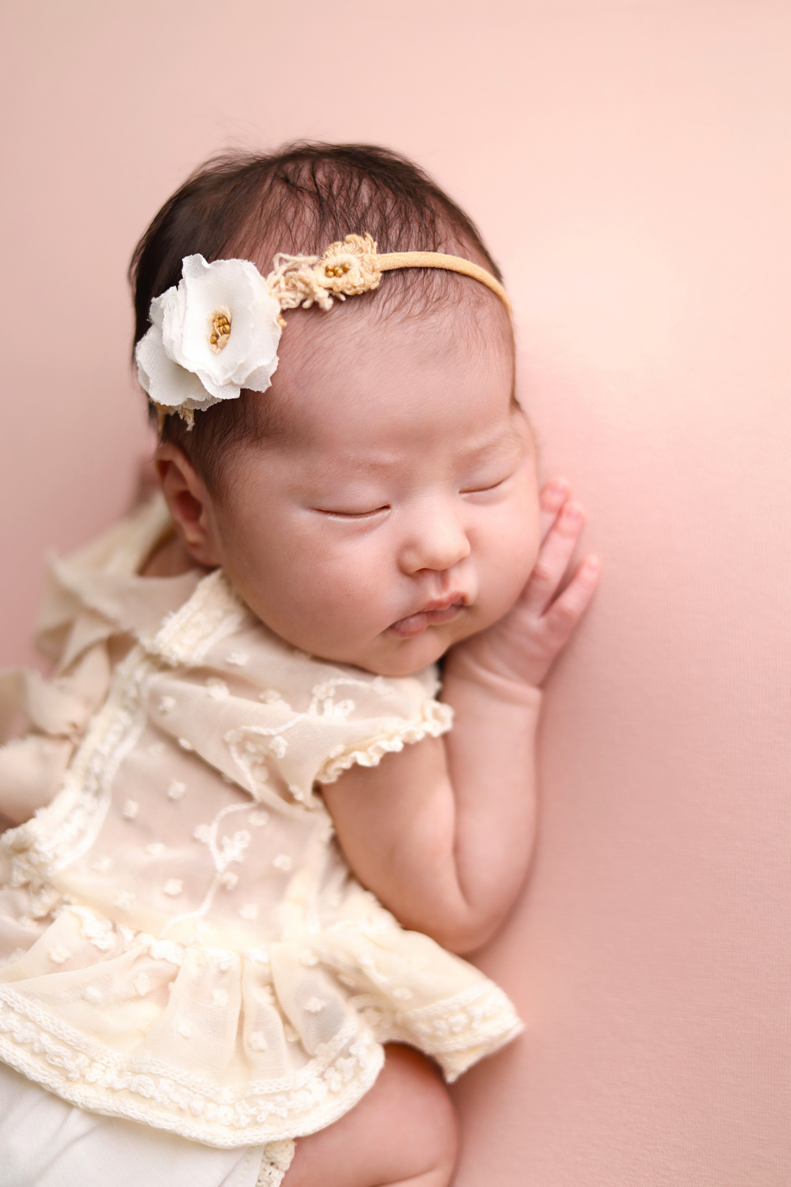 Ньюборн съемка Элины, творческий пакет. Фотограф новорожденных Москва. Ньюборн фотограф Москва