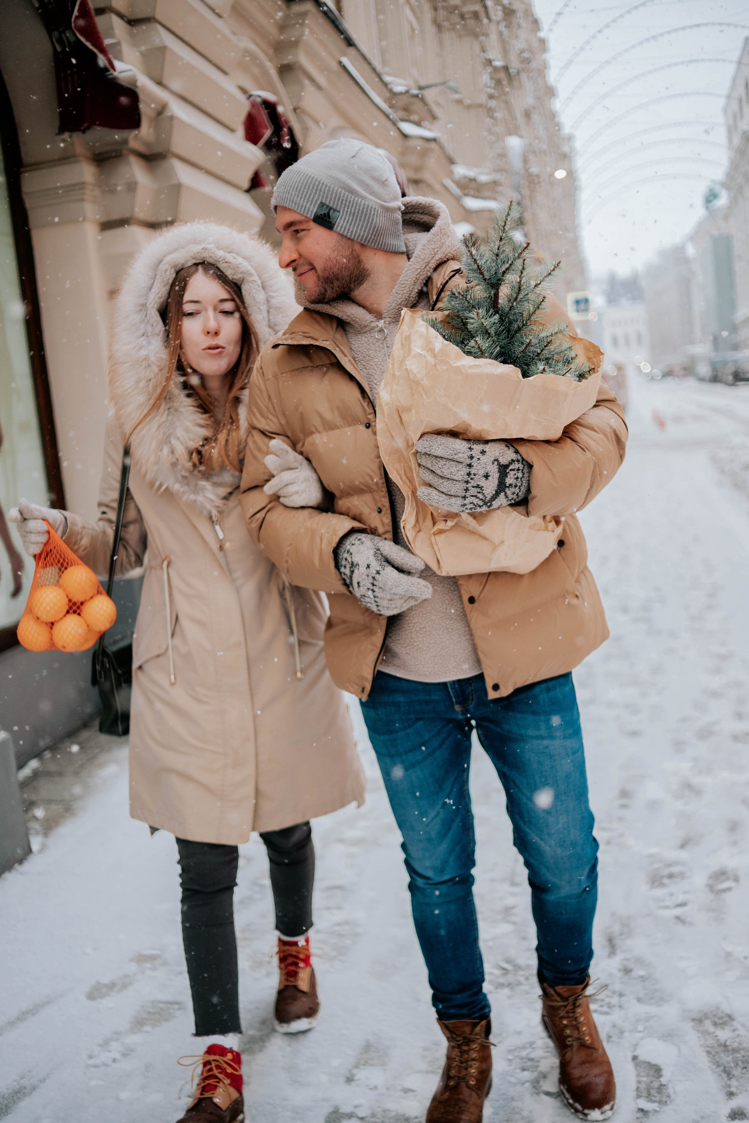 Новогодняя love story от фотографа Евы Быковских  